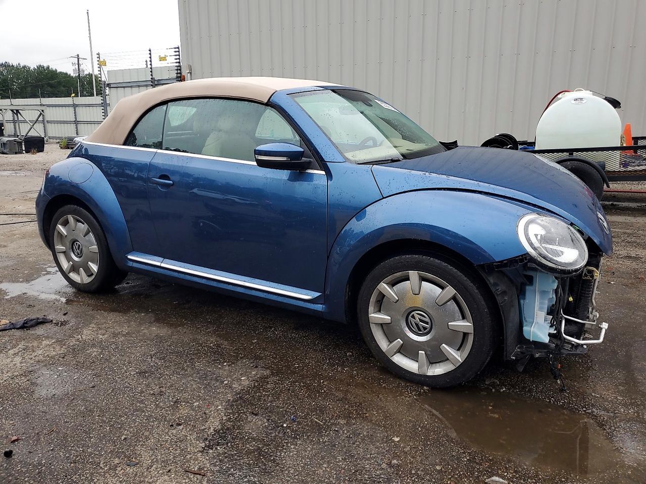 2018 Volkswagen Beetle S Blue vin: 3VW5DAAT4JM518178