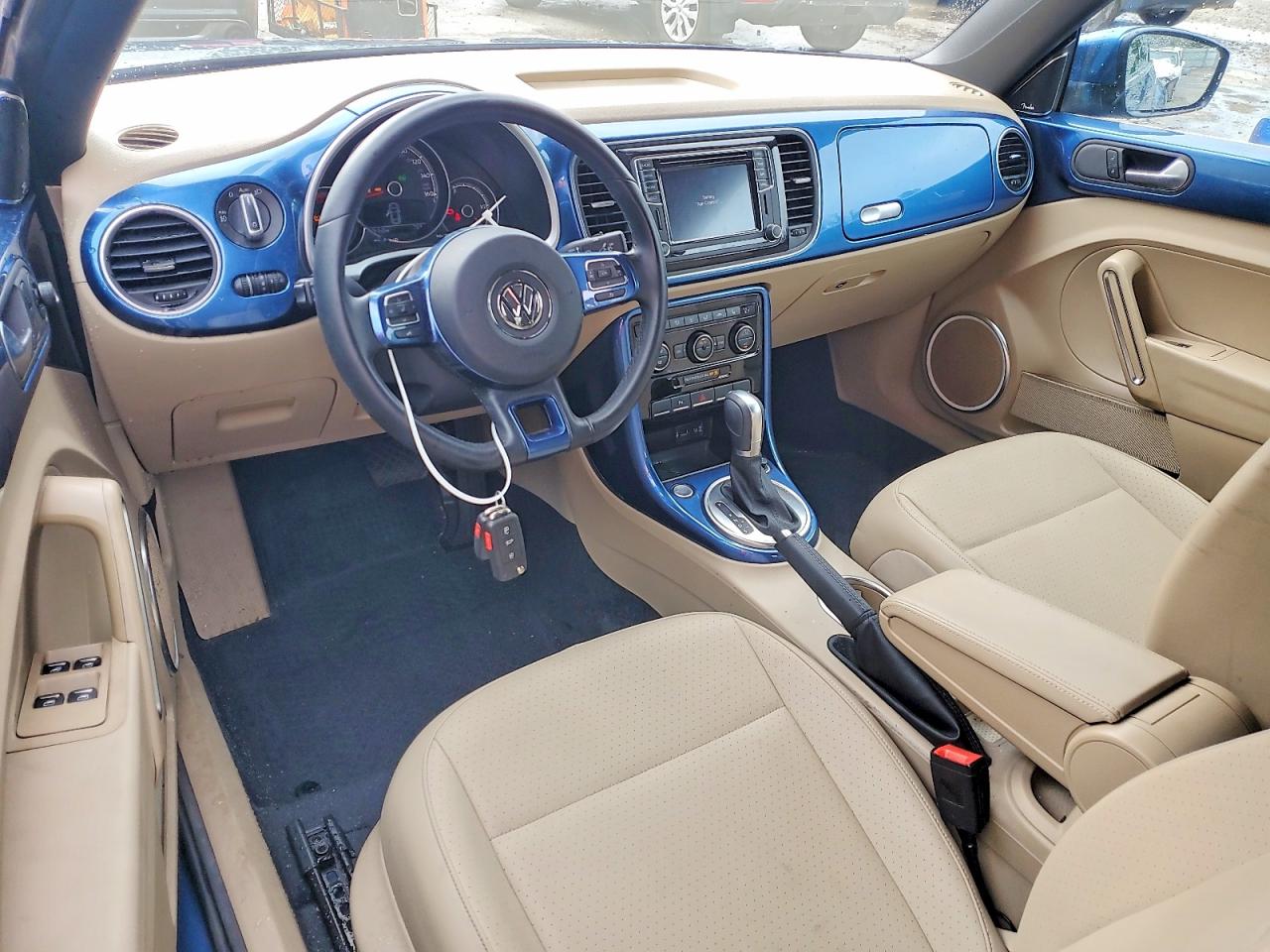 2018 Volkswagen Beetle S Blue vin: 3VW5DAAT4JM518178