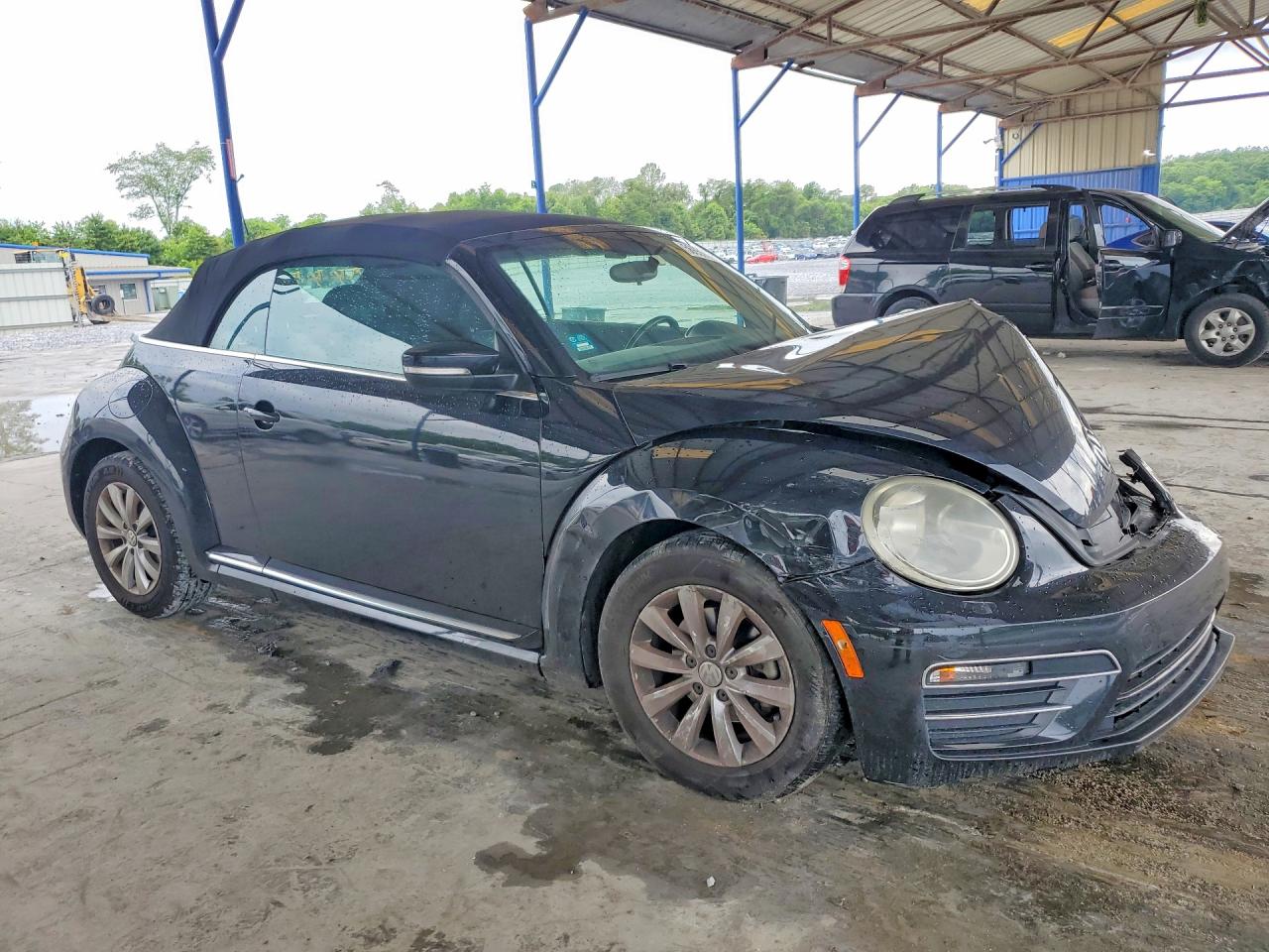 2018 Volkswagen Beetle S Black vin: 3VW5DAATXJM512014