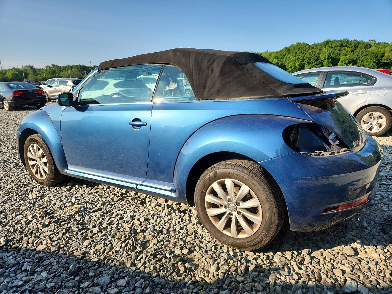 2019 Volkswagen Beetle S Blue vin: 3VW5DAATXKM504982