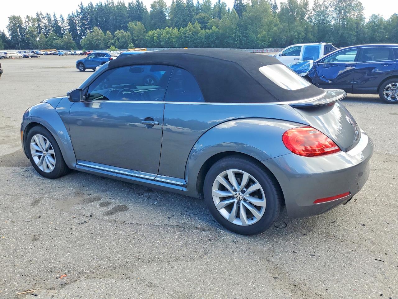2013 Volkswagen Beetle Gray vin: 3VW5L7AT1DM807464