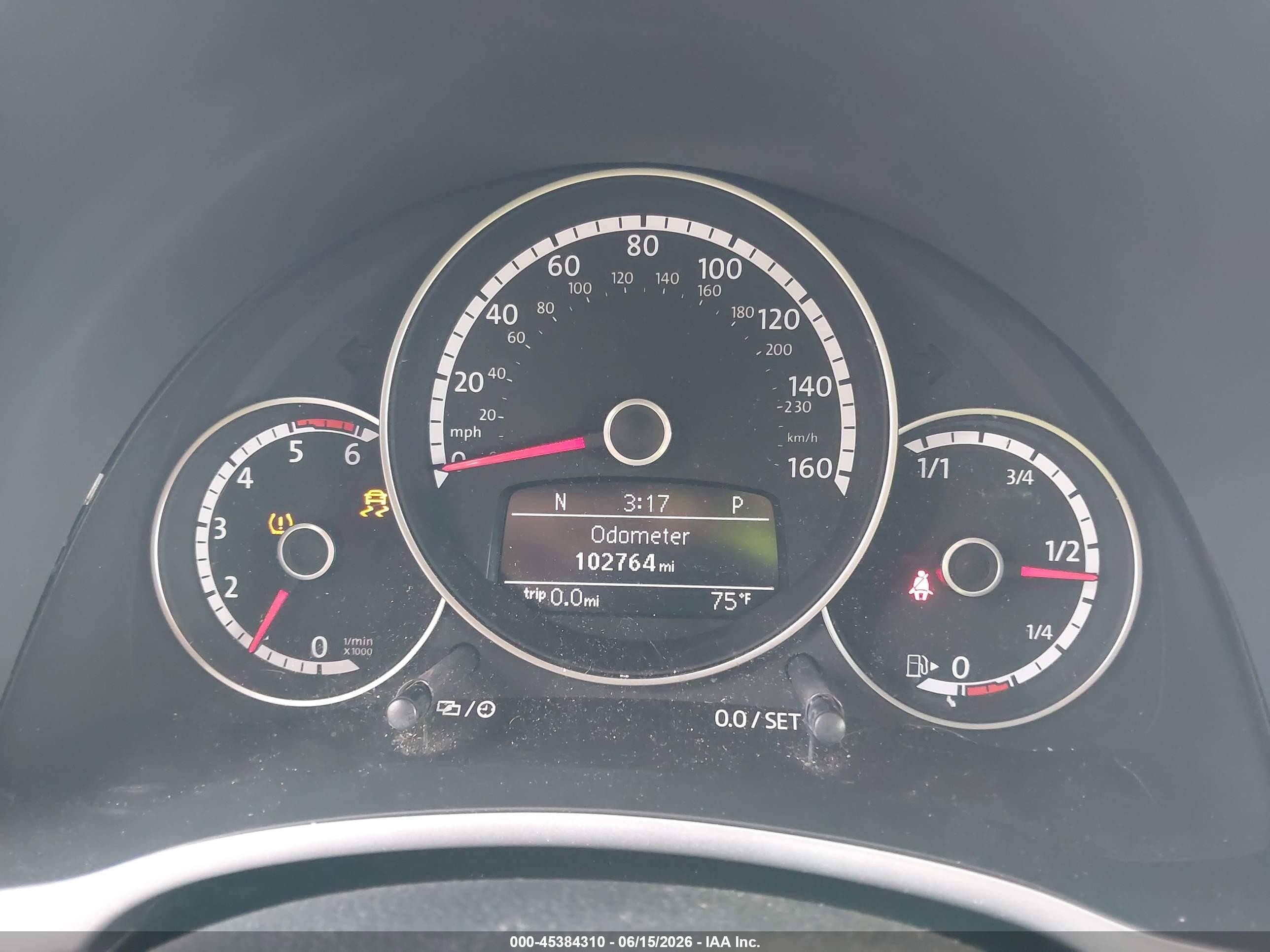 2014 Volkswagen Beetle 2.0l Tdi White vin: 3VW5L7AT1EM817834