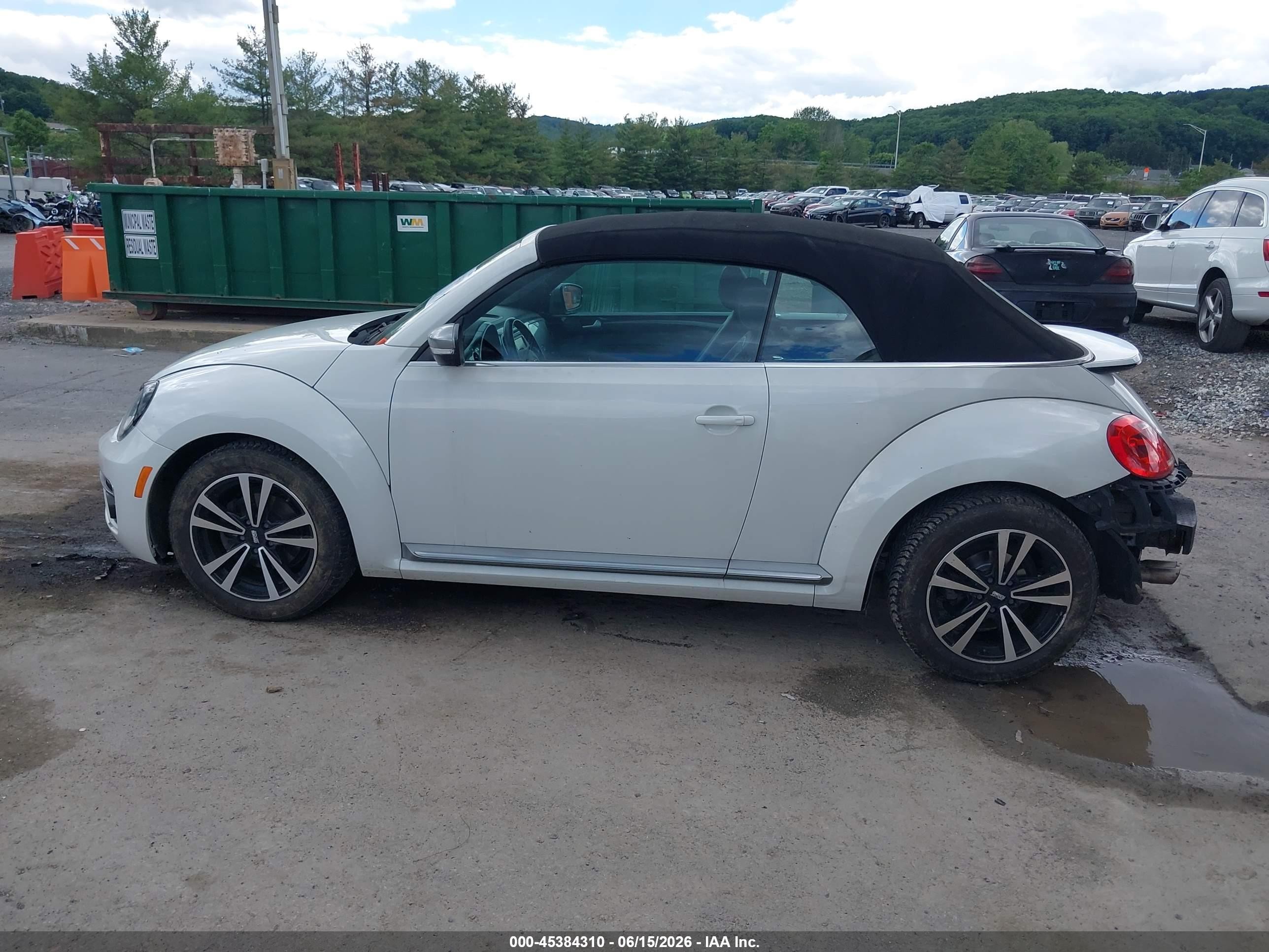 2014 Volkswagen Beetle 2.0l Tdi White vin: 3VW5L7AT1EM817834