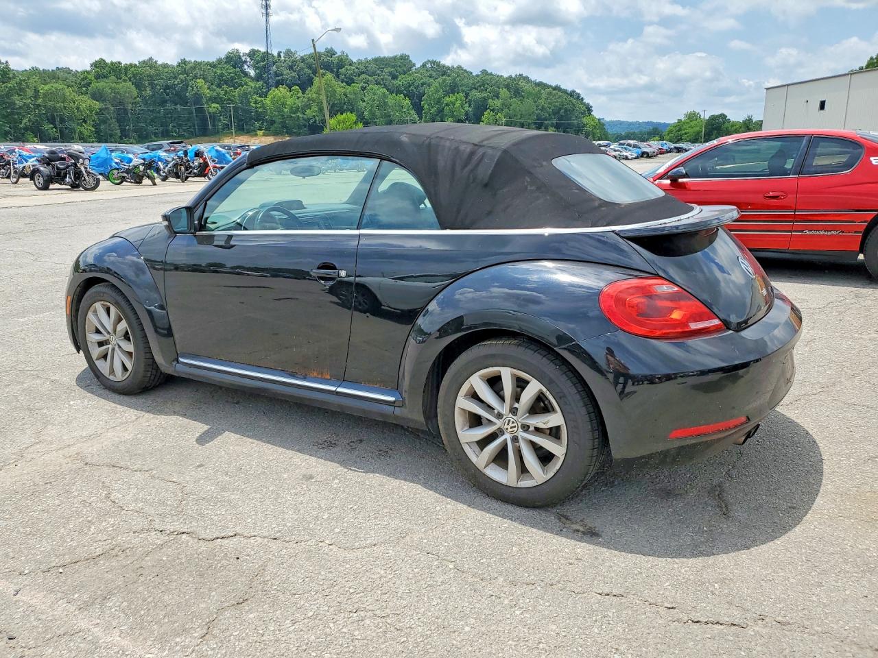 2013 Volkswagen Beetle Black vin: 3VW5L7AT3DM831863