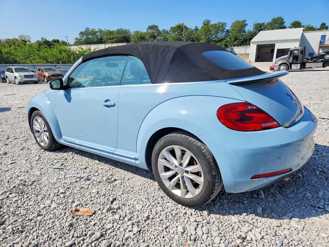 2013 Volkswagen Beetle Blue vin: 3VW5L7AT4DM816014