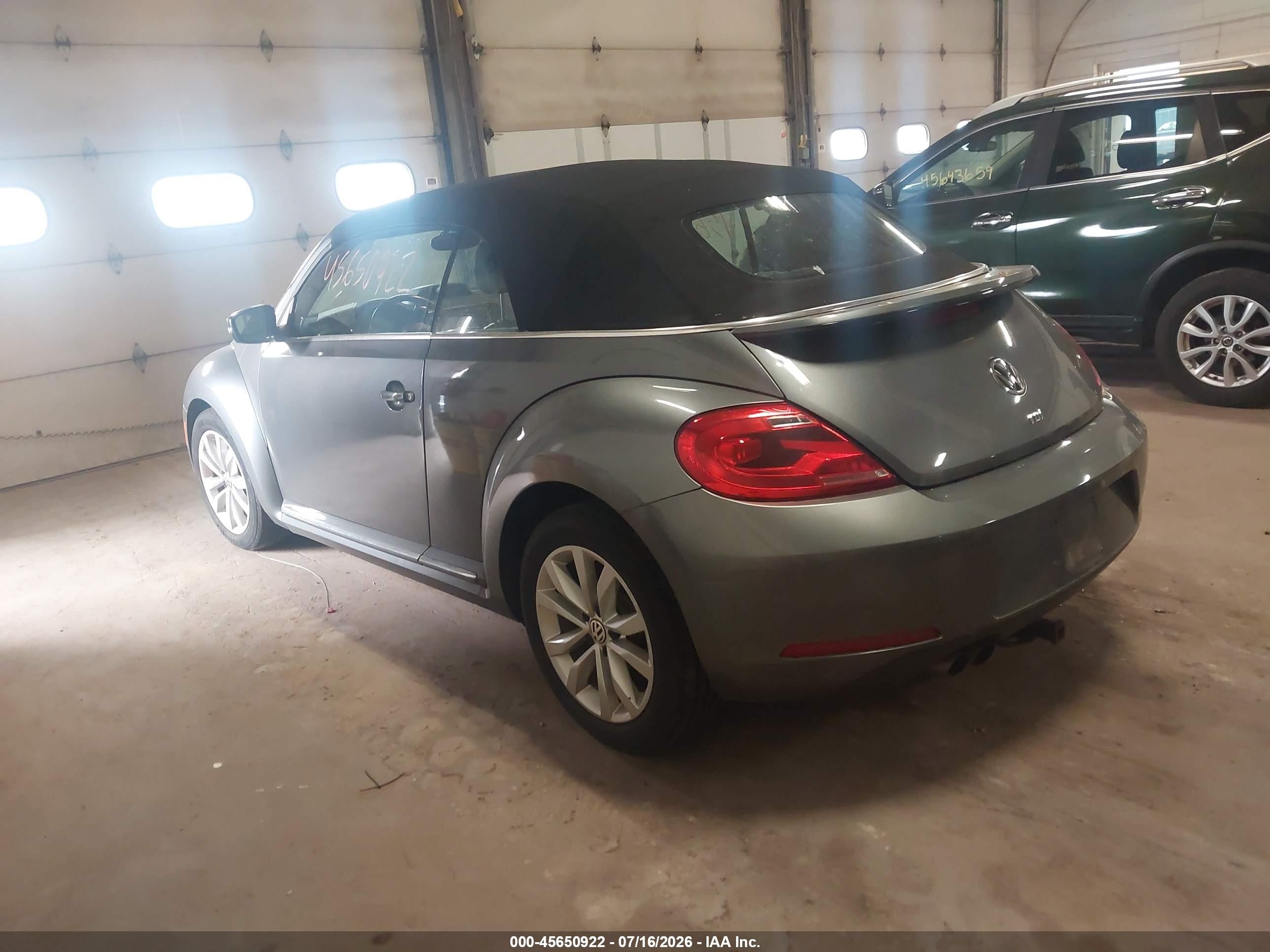 2013 Volkswagen Beetle 2.0l Tdi Gray vin: 3VW5L7AT6DM815625