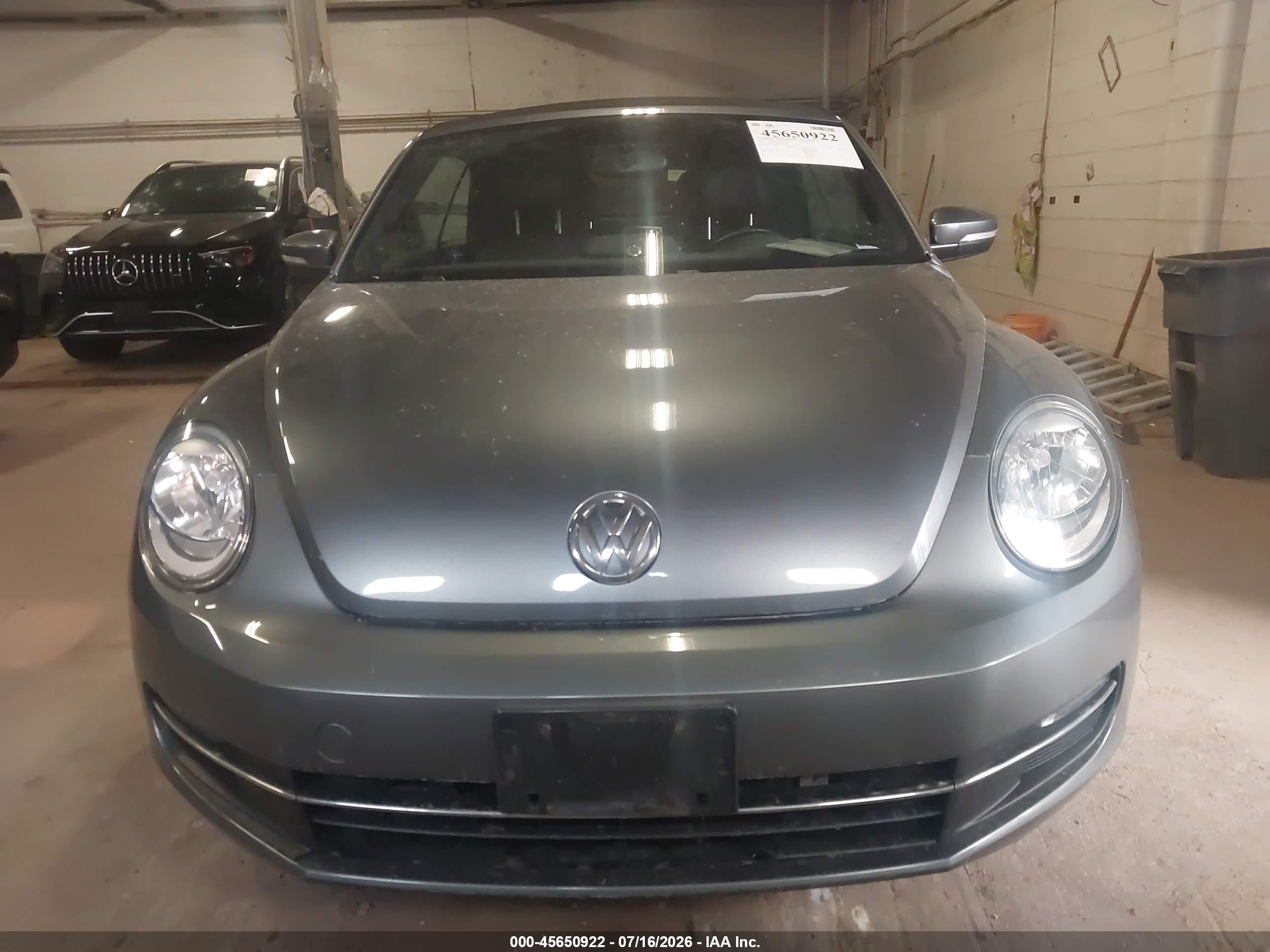 2013 Volkswagen Beetle 2.0l Tdi Gray vin: 3VW5L7AT6DM815625