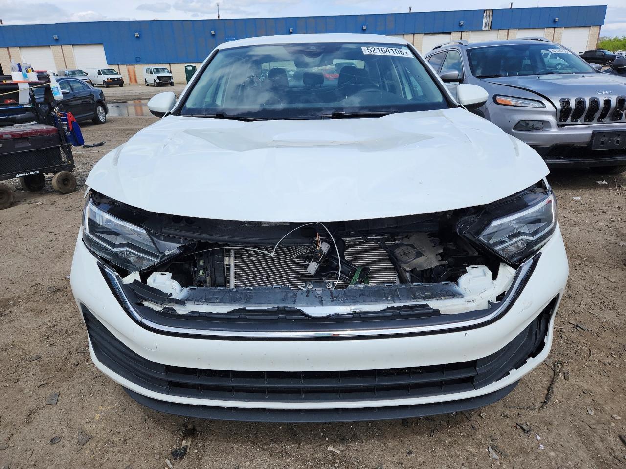 2024 Volkswagen Jetta S White vin: 3VW5M7BU1RM065952
