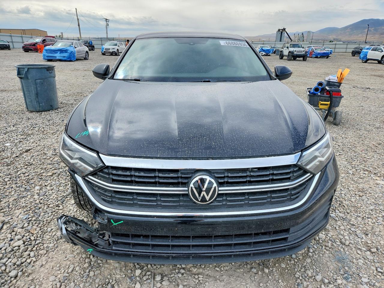 2023 Volkswagen Jetta S Black vin: 3VW5M7BU4PM031033