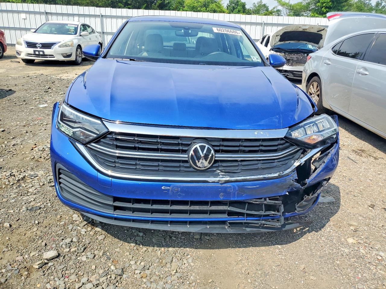 2023 Volkswagen Jetta S Blue vin: 3VW5M7BU7PM020673