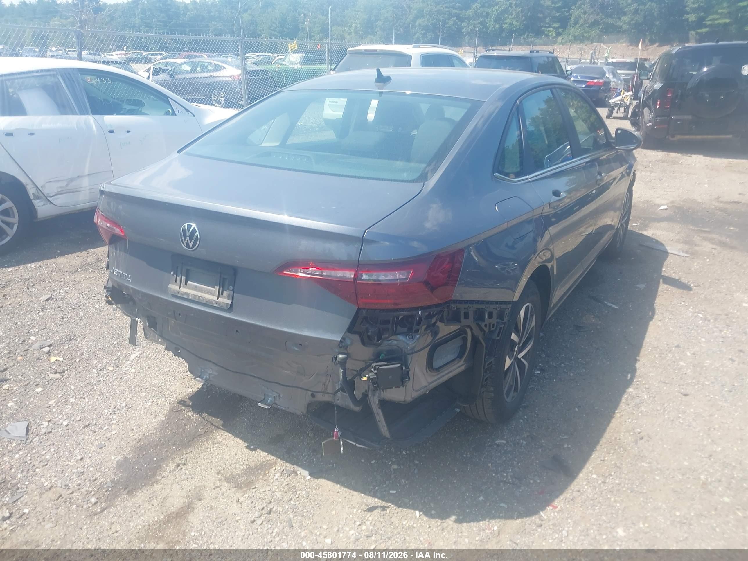 2024 Volkswagen Jetta 1.5t S Серый vin: 3VW5M7BU9RM045660