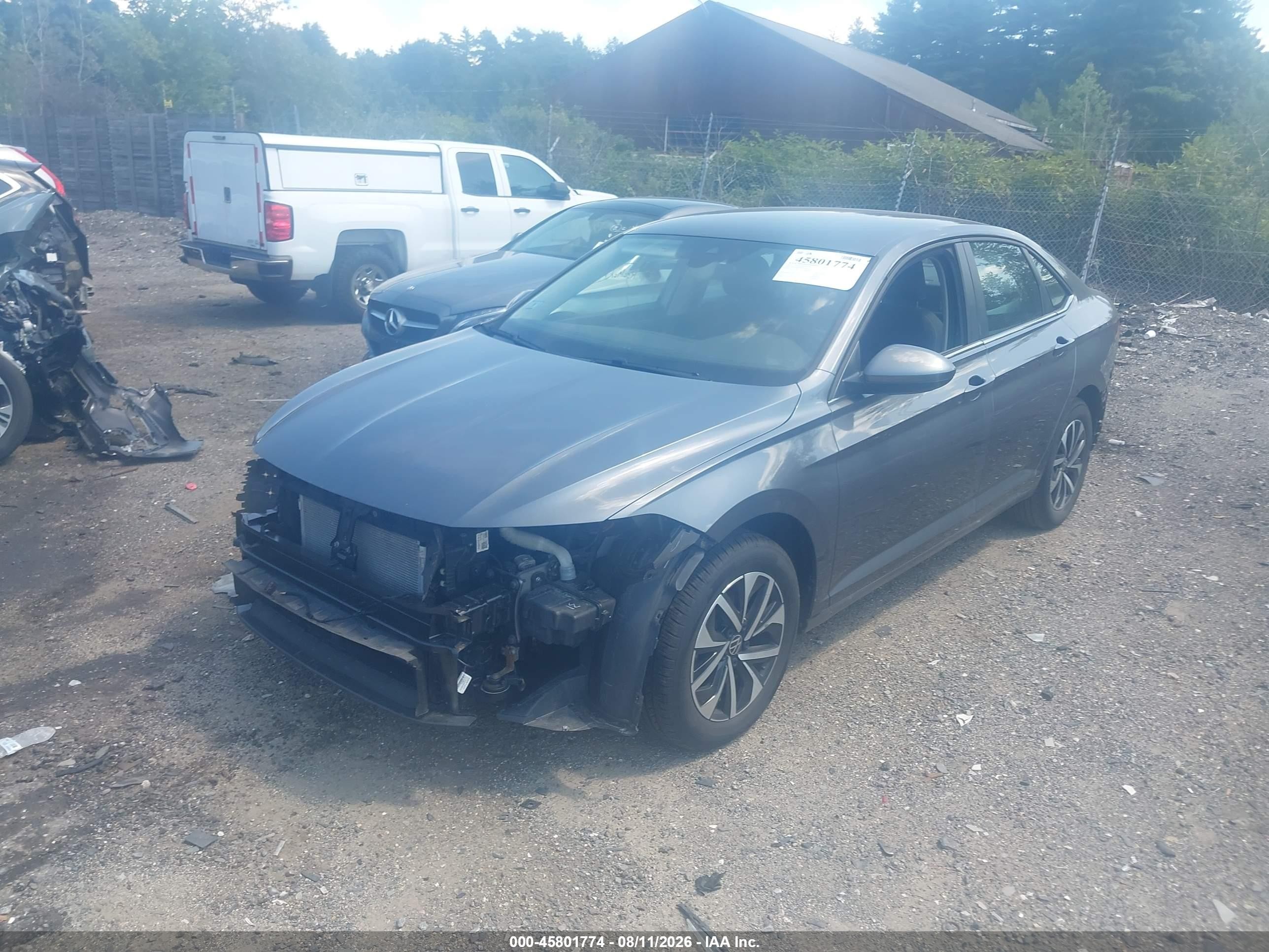 2024 Volkswagen Jetta 1.5t S Серый vin: 3VW5M7BU9RM045660