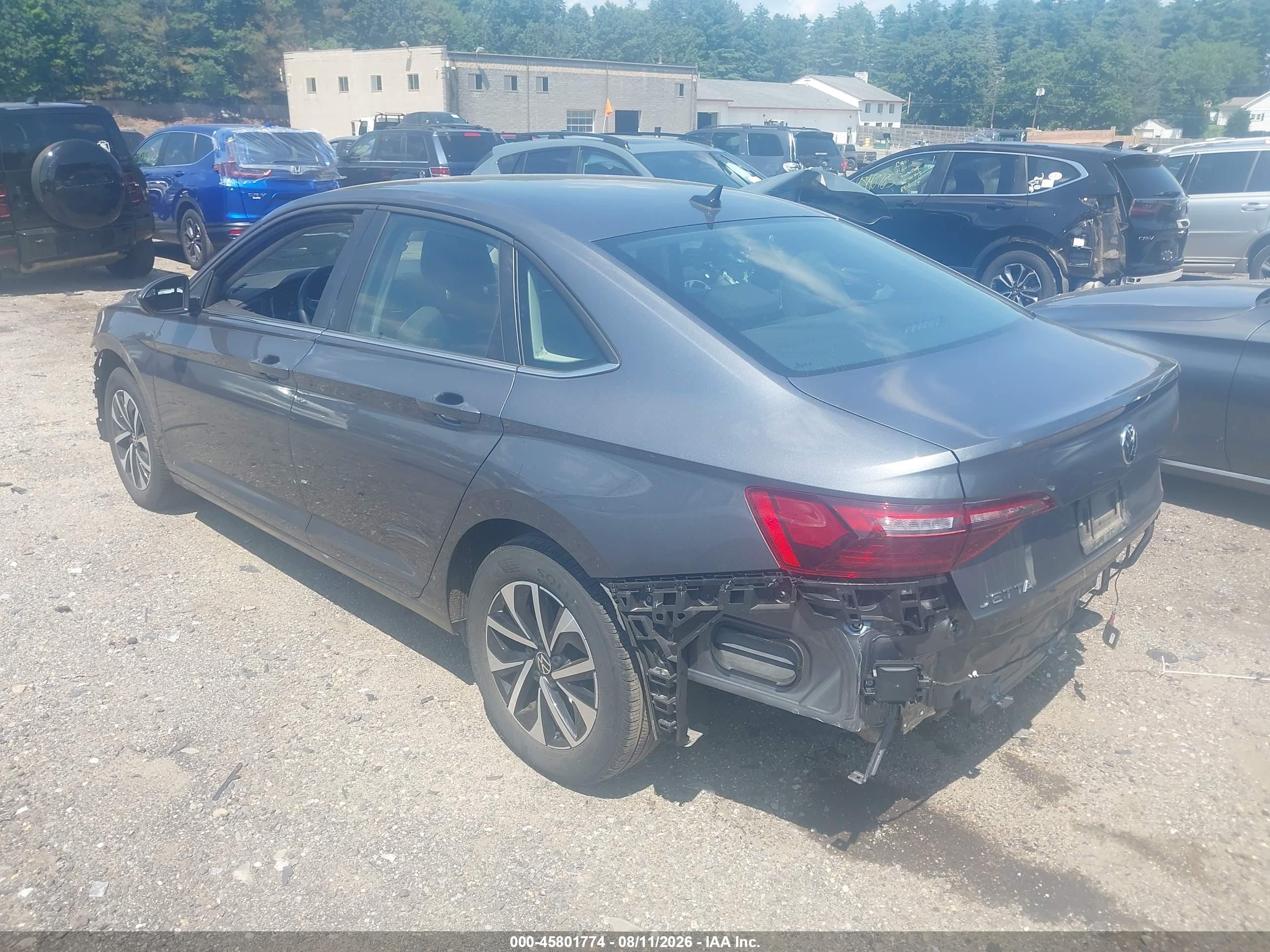 2024 Volkswagen Jetta 1.5t S Серый vin: 3VW5M7BU9RM045660