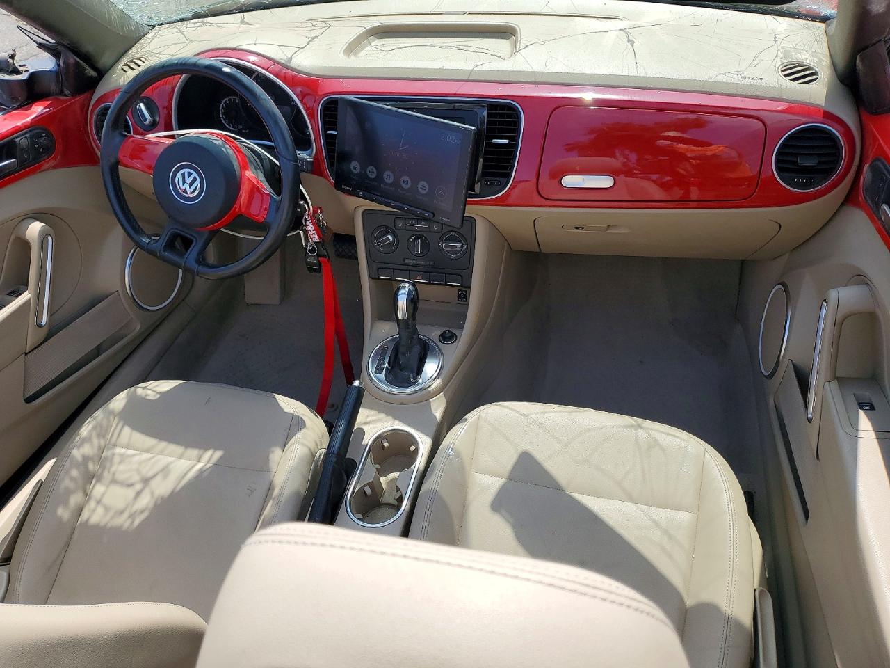 2013 Volkswagen Beetle Red vin: 3VW5P7AT1DM822728