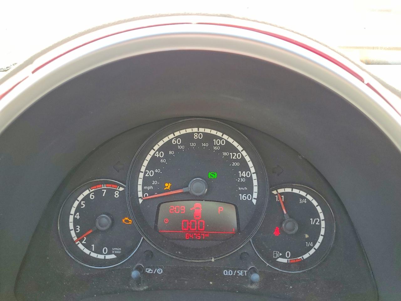 2013 Volkswagen Beetle Red vin: 3VW5P7AT1DM822728