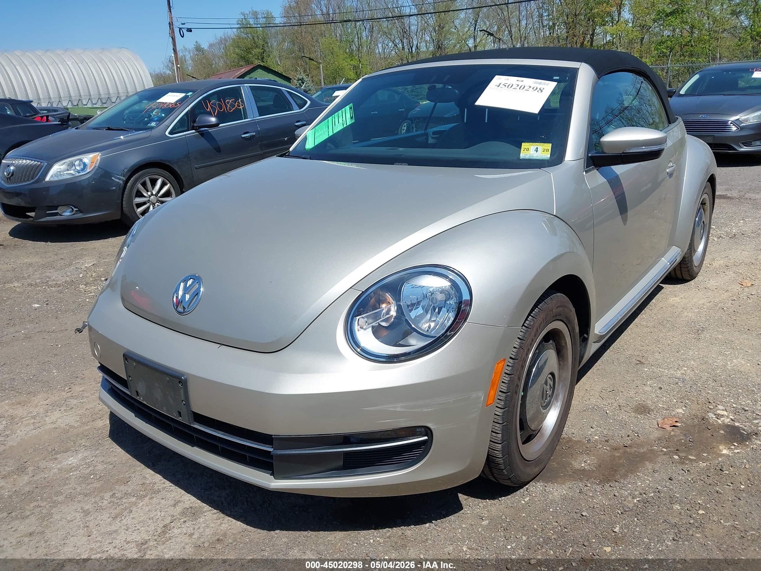 2013 Volkswagen Beetle 2.5l Бежевый vin: 3VW5P7AT2DM800480