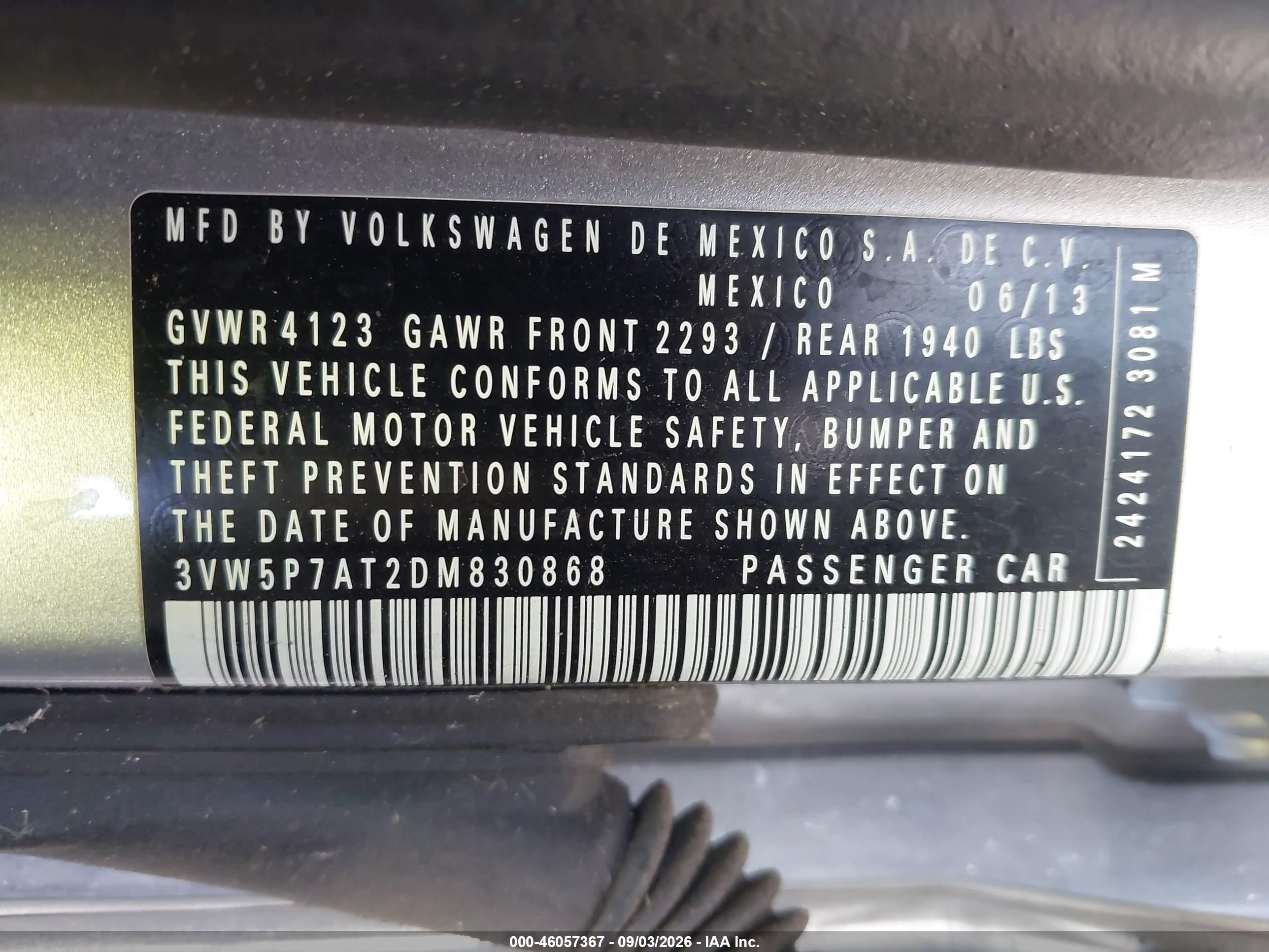 2013 Volkswagen Beetle 2.5l Silver vin: 3VW5P7AT2DM830868
