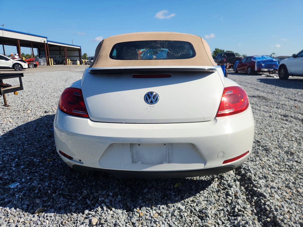 2013 Volkswagen Beetle White vin: 3VW5P7AT3DM811617
