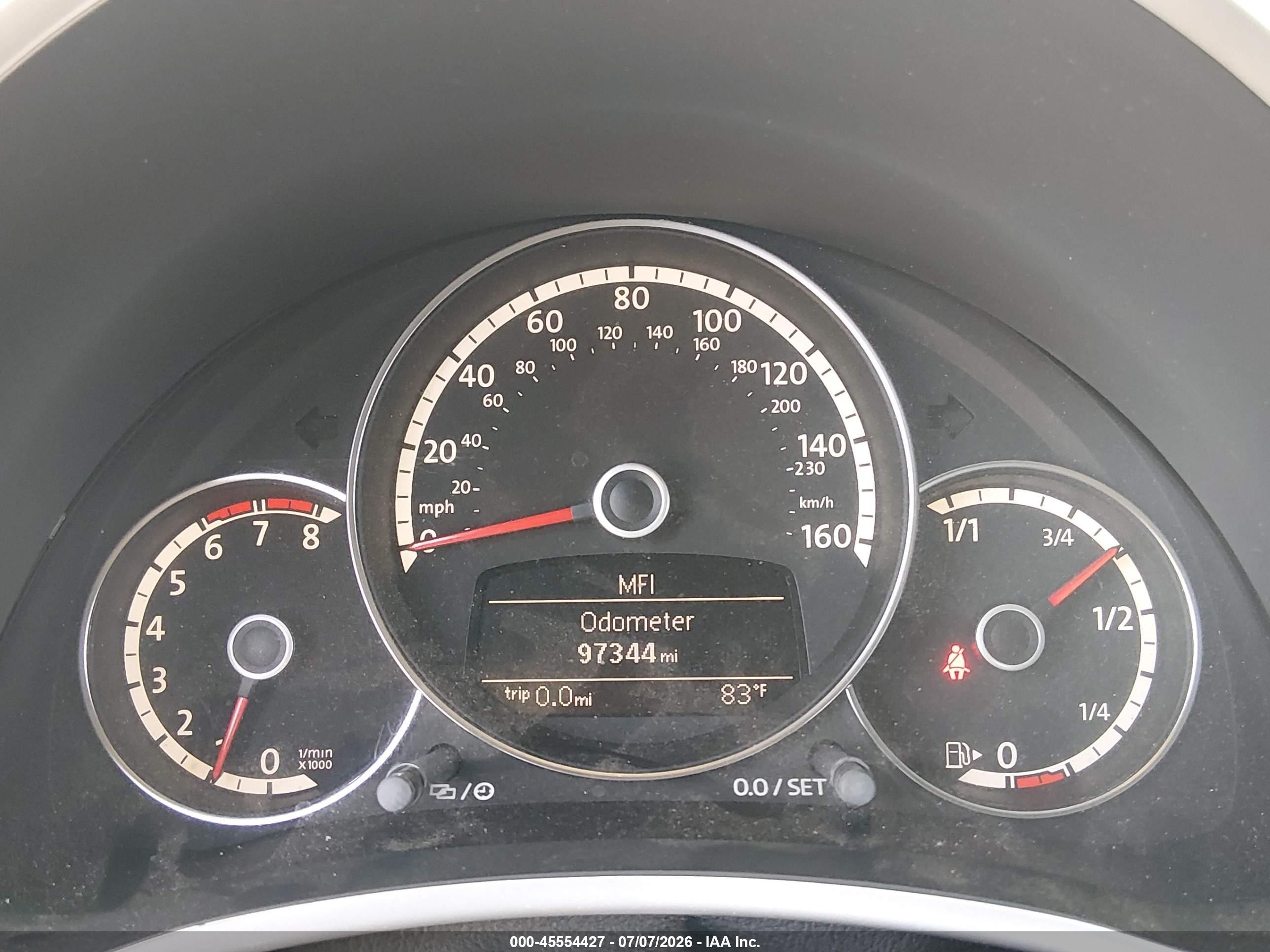 2013 Volkswagen Beetle 2.5l Gray vin: 3VW5P7AT4DM814218