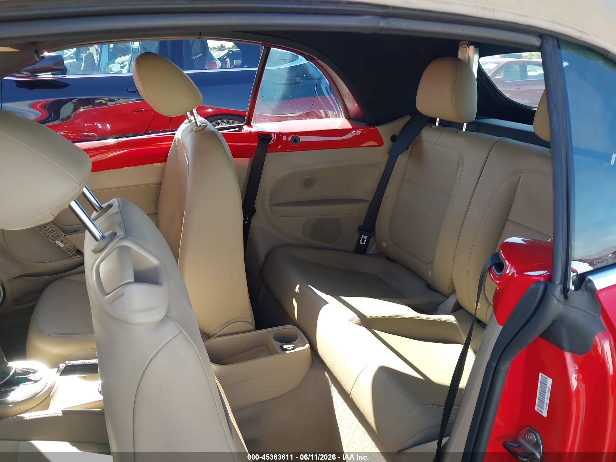 2013 Volkswagen Beetle 2.5l Red vin: 3VW5P7AT4DM823355