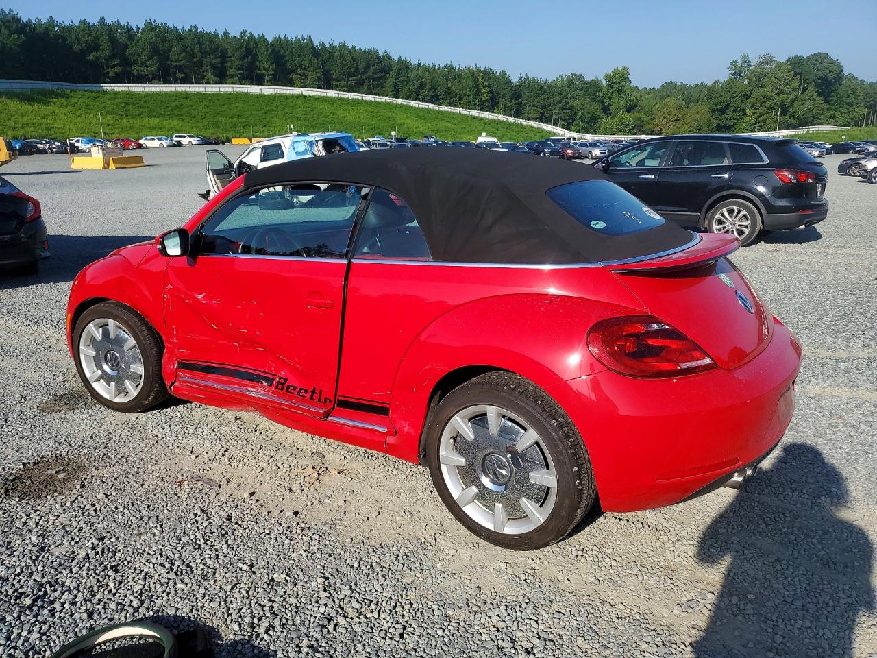 2013 Volkswagen Beetle Red vin: 3VW5P7AT5DM803390