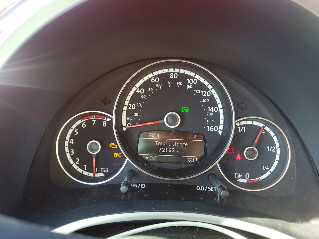 2013 Volkswagen Beetle Red vin: 3VW5P7AT5DM803390