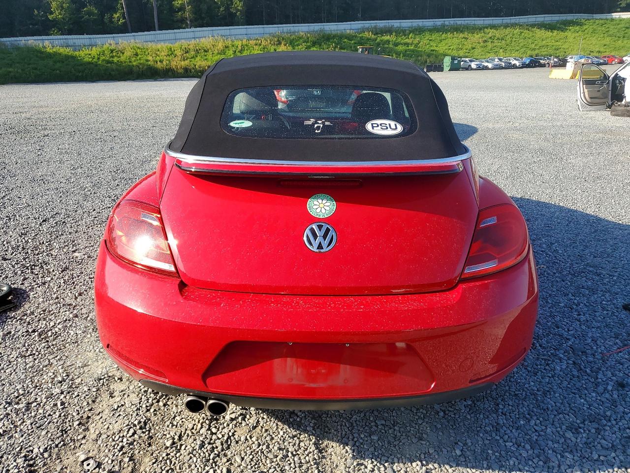 2013 Volkswagen Beetle Red vin: 3VW5P7AT5DM803390