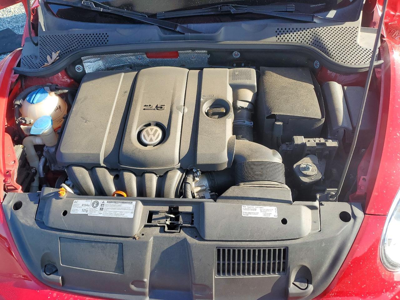 2013 Volkswagen Beetle Red vin: 3VW5P7AT5DM803390
