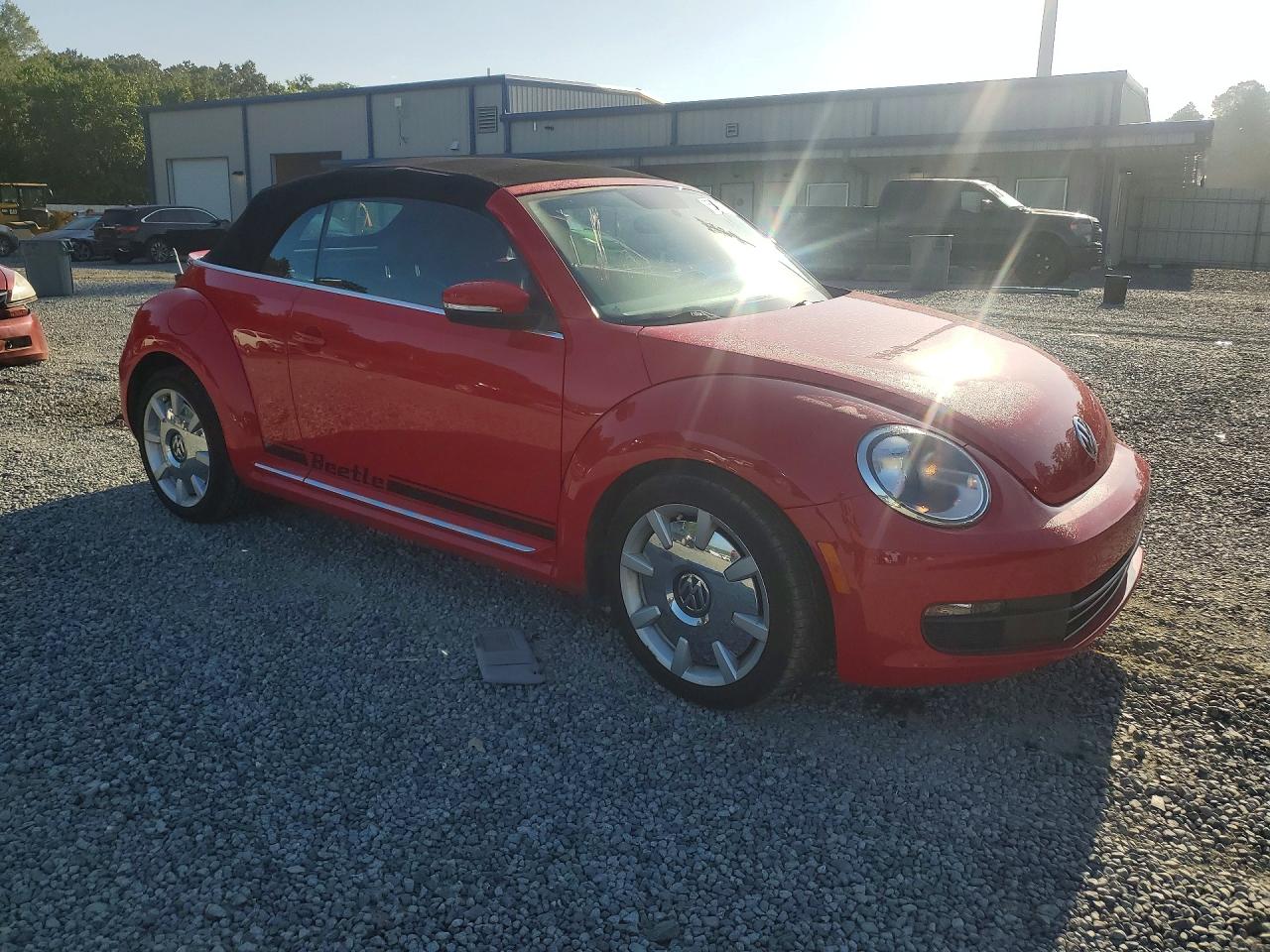 2013 Volkswagen Beetle Red vin: 3VW5P7AT5DM803390