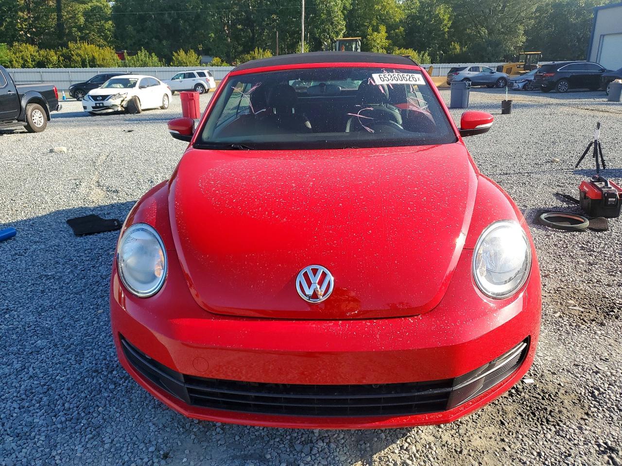 2013 Volkswagen Beetle Red vin: 3VW5P7AT5DM803390