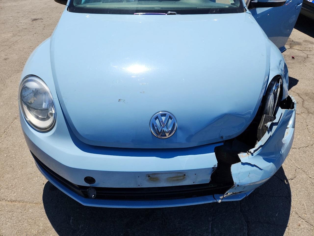 2013 Volkswagen Beetle Blue vin: 3VW5P7AT5DM804636