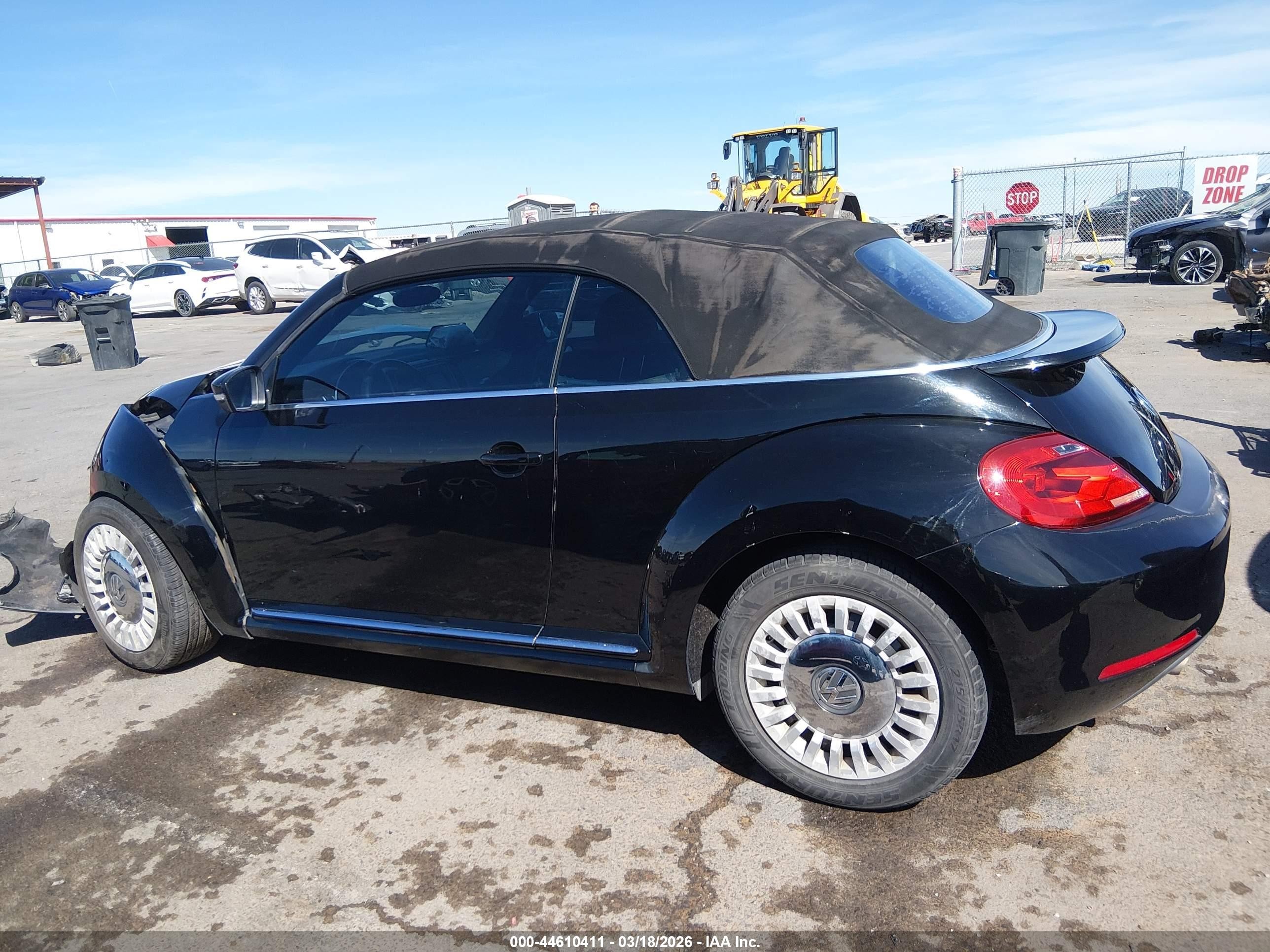 2013 Volkswagen Beetle 2.5l Black vin: 3VW5P7AT5DM816575