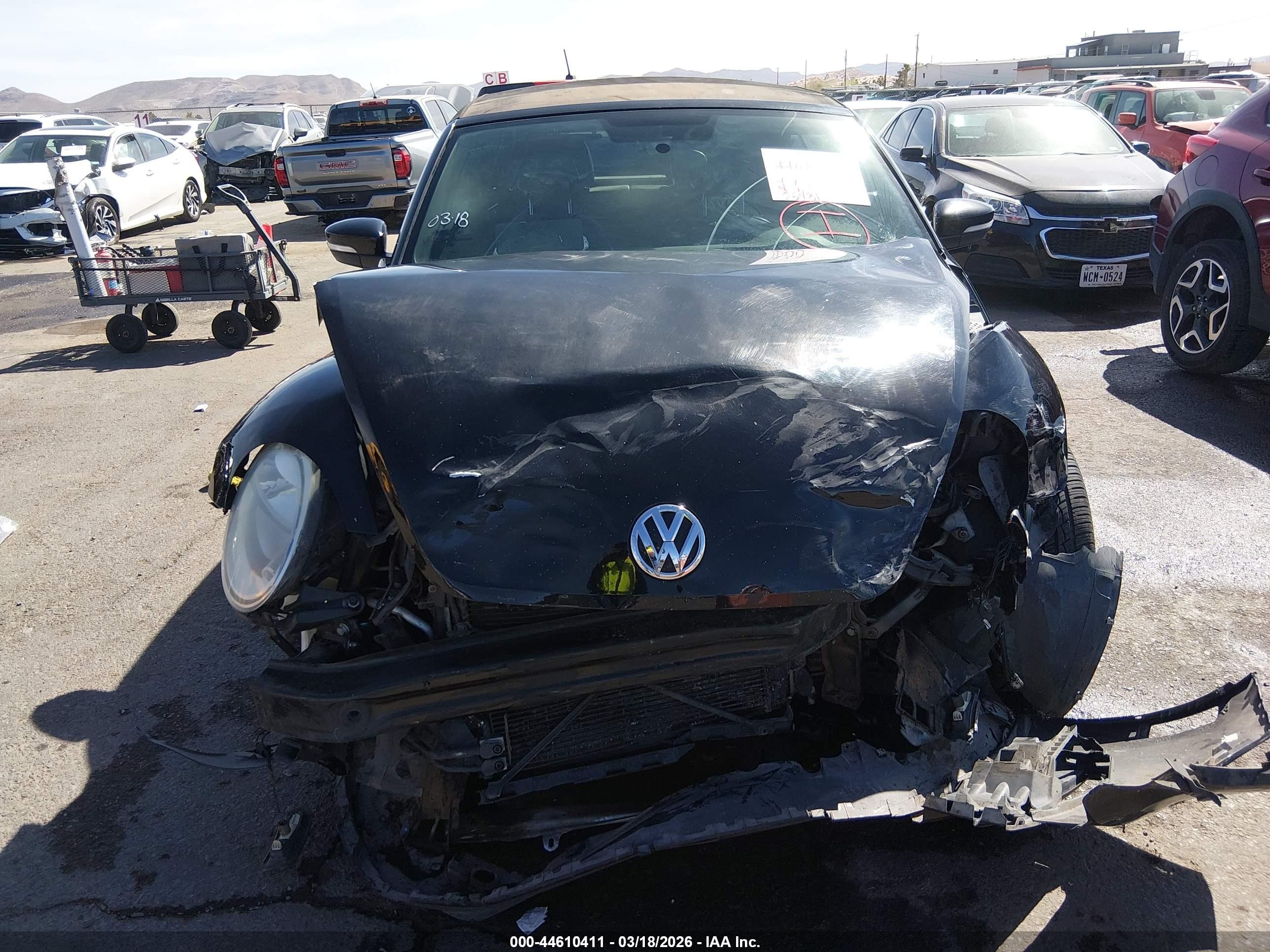 2013 Volkswagen Beetle 2.5l Black vin: 3VW5P7AT5DM816575
