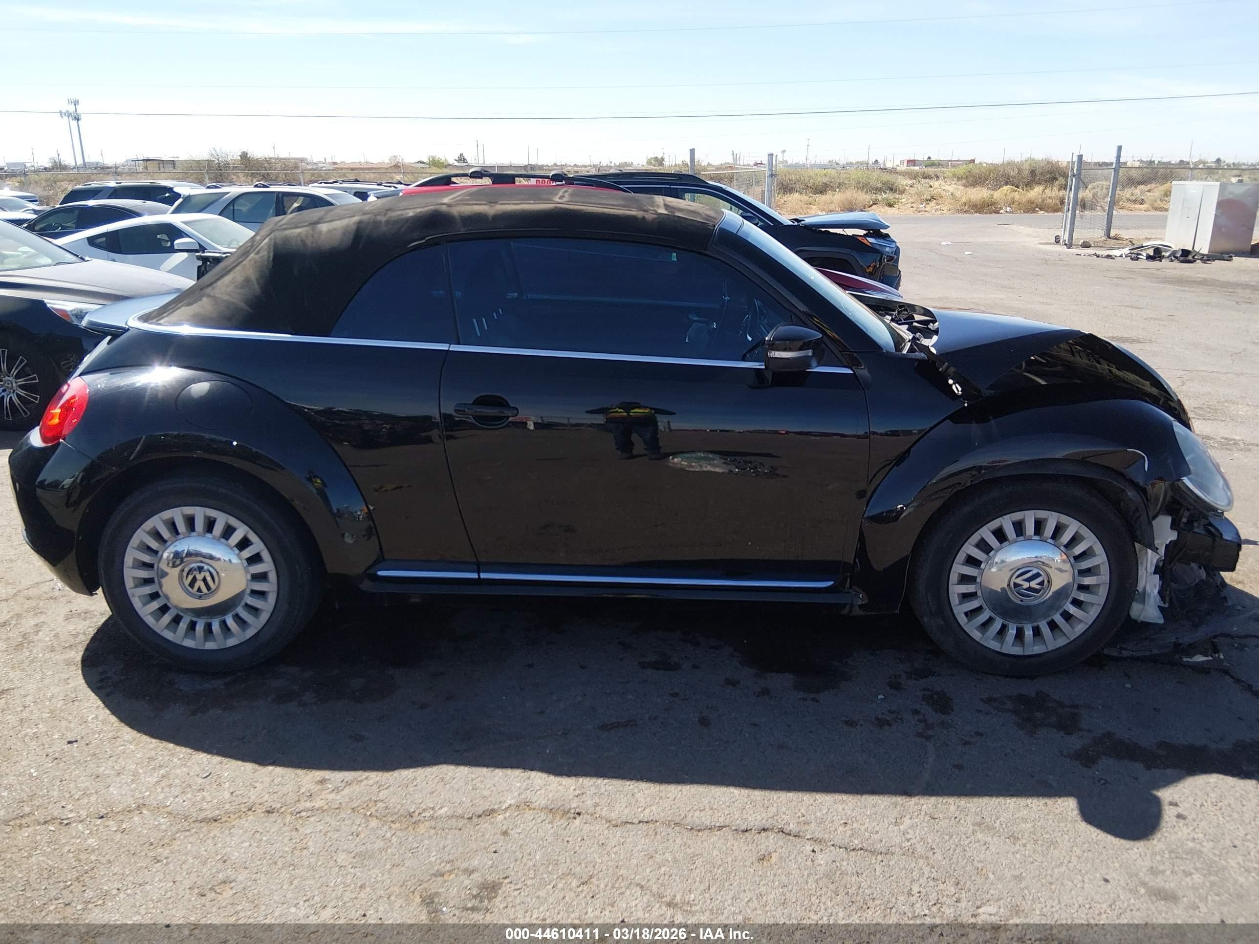 2013 Volkswagen Beetle 2.5l Black vin: 3VW5P7AT5DM816575