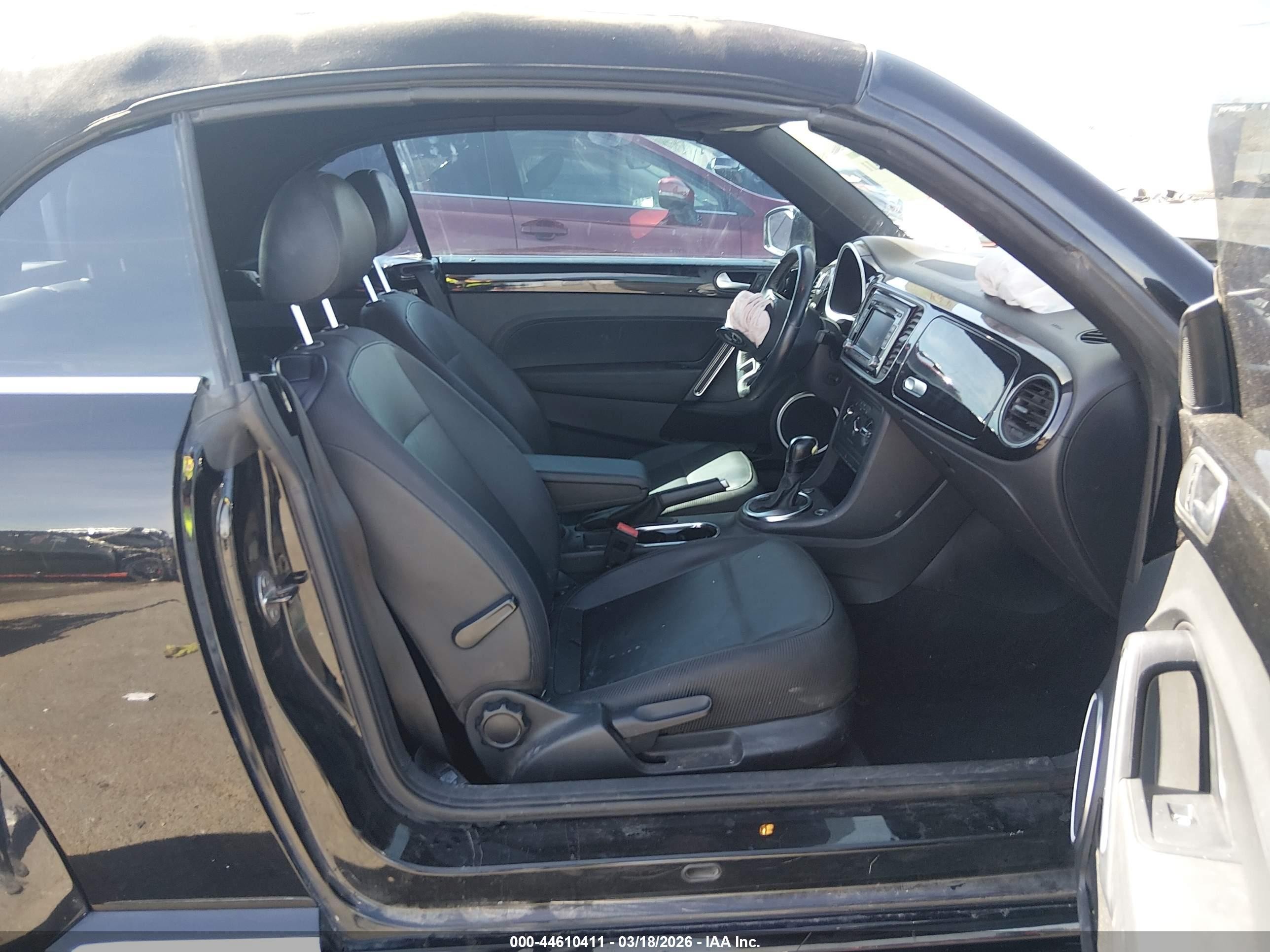 2013 Volkswagen Beetle 2.5l Black vin: 3VW5P7AT5DM816575
