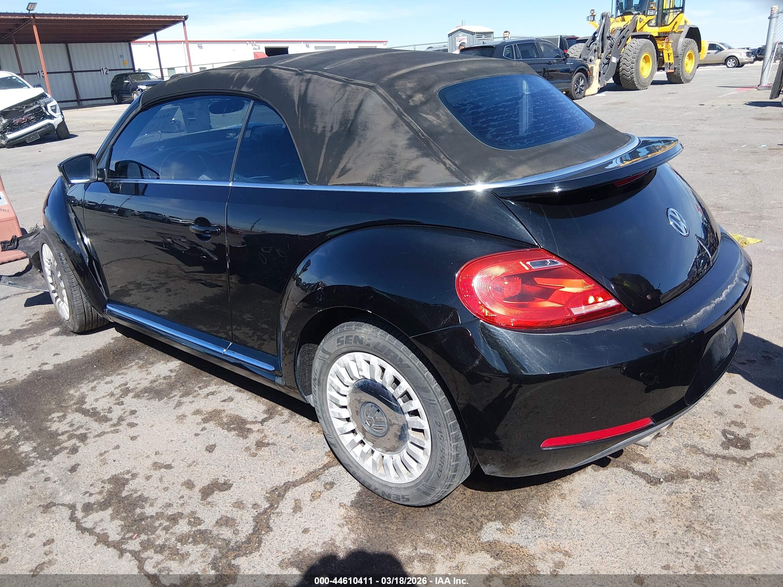 2013 Volkswagen Beetle 2.5l Black vin: 3VW5P7AT5DM816575
