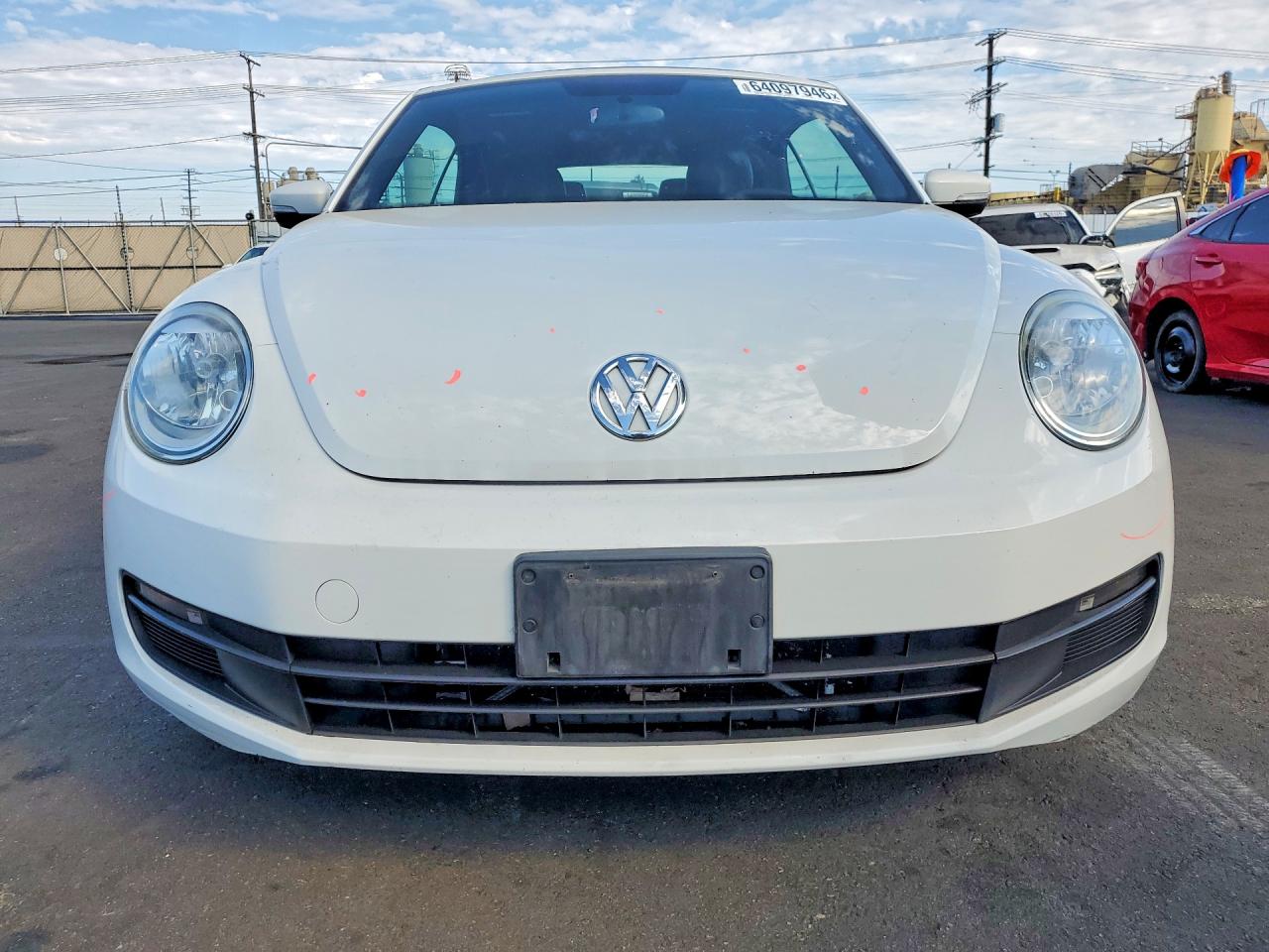 2013 Volkswagen Beetle White vin: 3VW5P7AT5DM826183