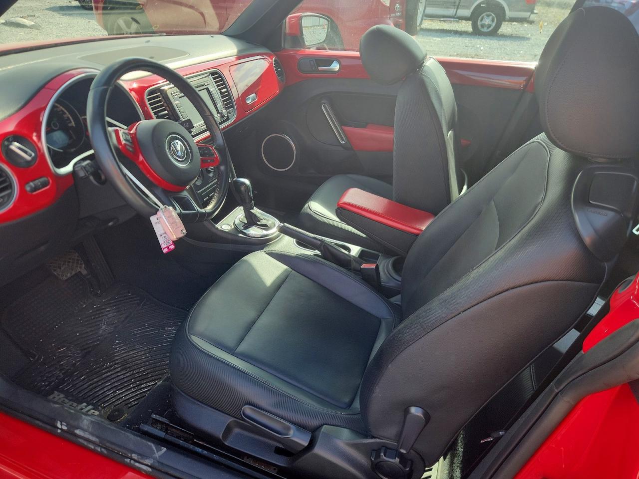 2013 Volkswagen Beetle Red vin: 3VW5P7AT6DM813376