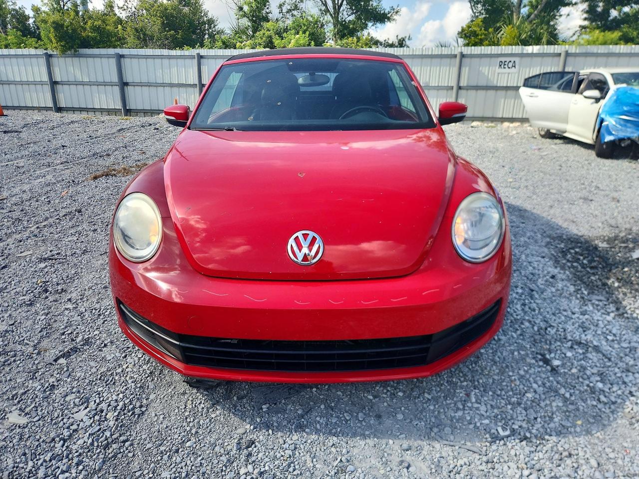 2013 Volkswagen Beetle Red vin: 3VW5P7AT6DM813376