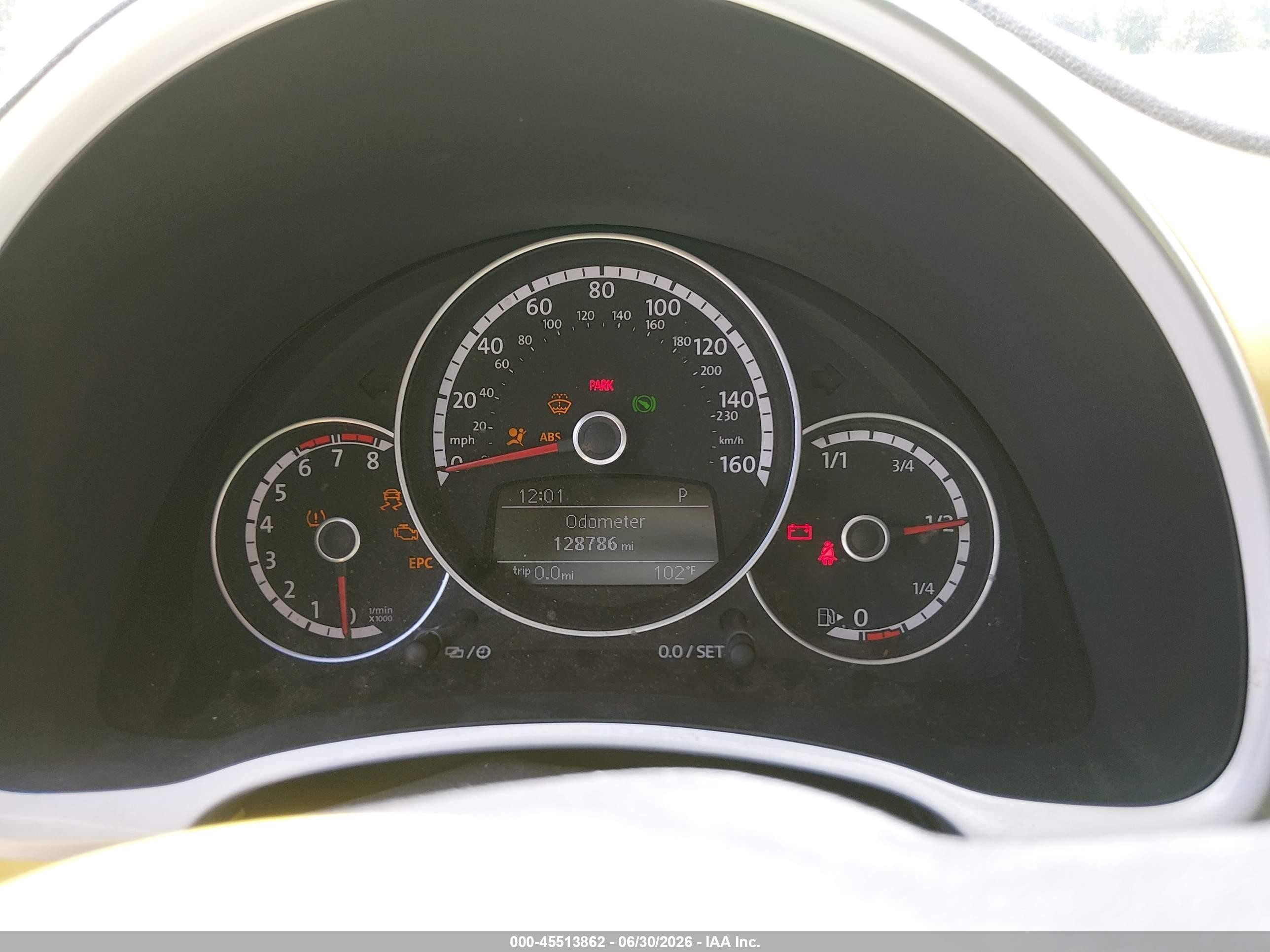 2014 Volkswagen Beetle 2.5l Yellow vin: 3VW5P7AT6EM801794