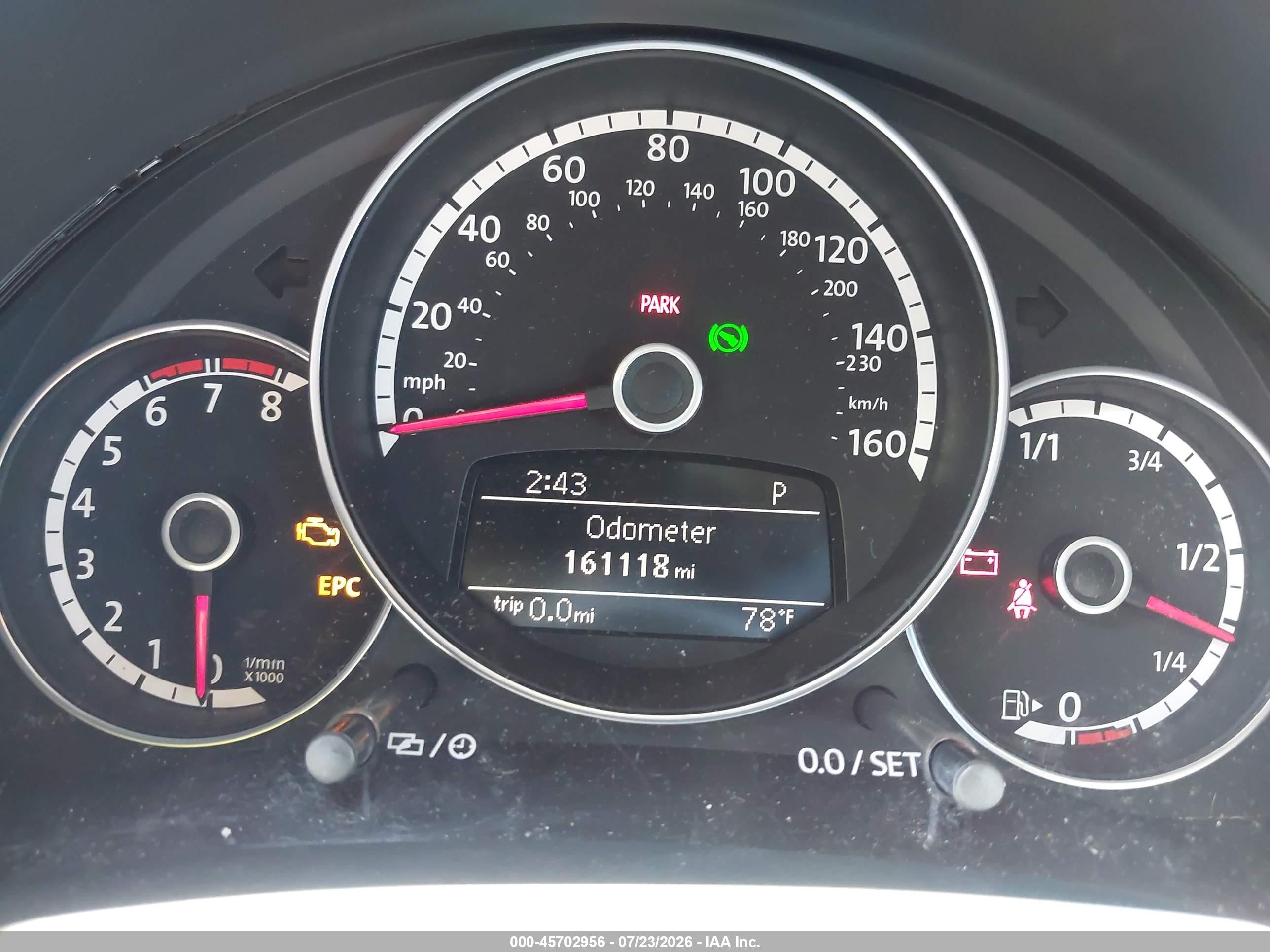 2013 Volkswagen Beetle 2.5l 70s Edition Brown vin: 3VW5P7AT7DM803374