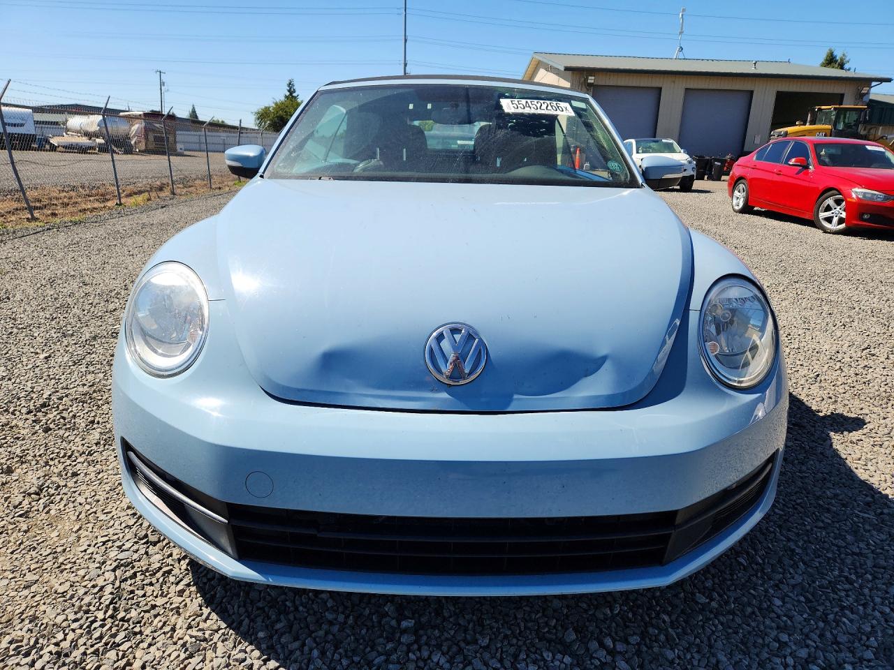 2013 Volkswagen Beetle Teal vin: 3VW5P7AT7DM817985