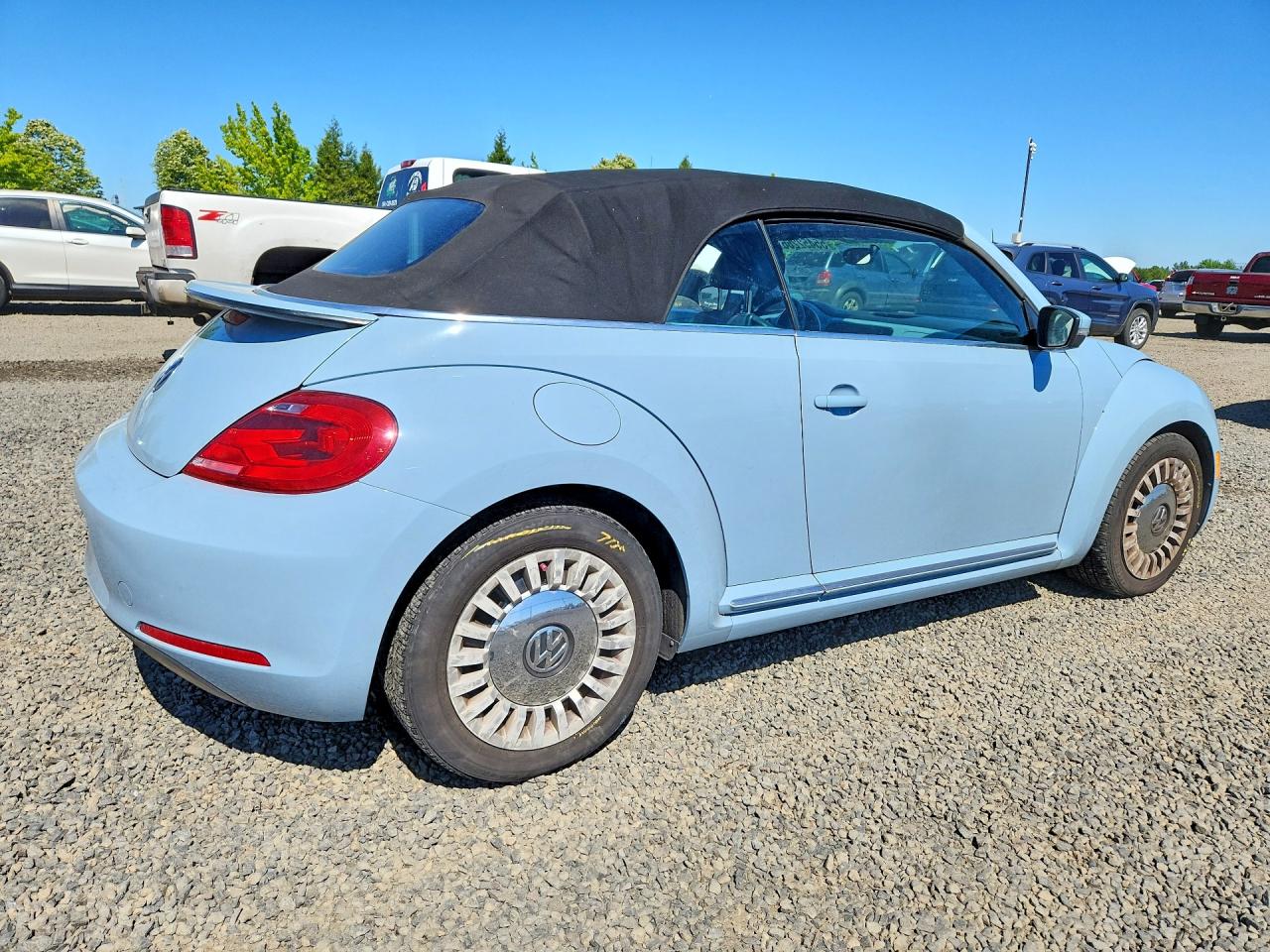 2013 Volkswagen Beetle Teal vin: 3VW5P7AT7DM817985