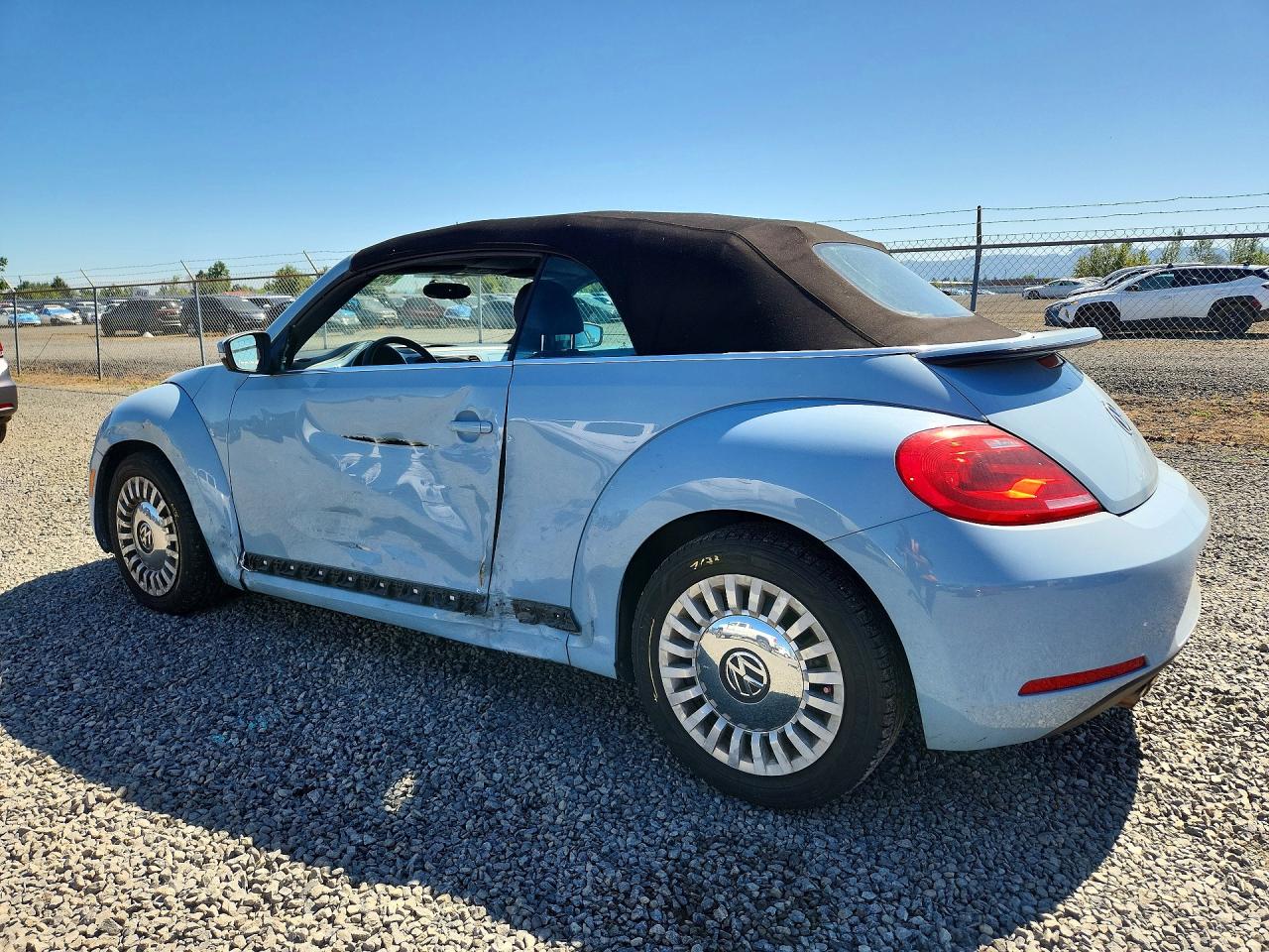2013 Volkswagen Beetle Teal vin: 3VW5P7AT7DM817985
