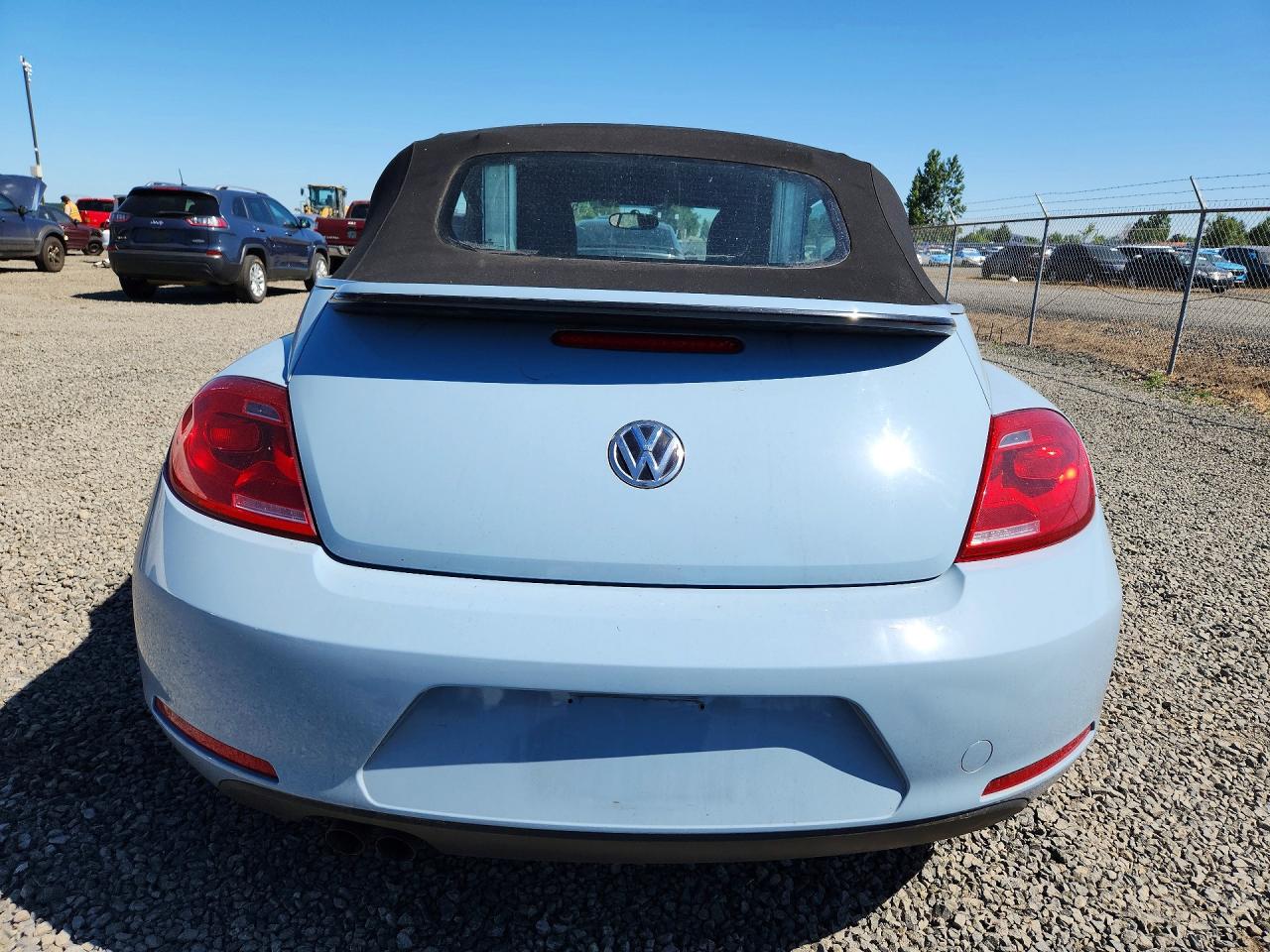 2013 Volkswagen Beetle Teal vin: 3VW5P7AT7DM817985