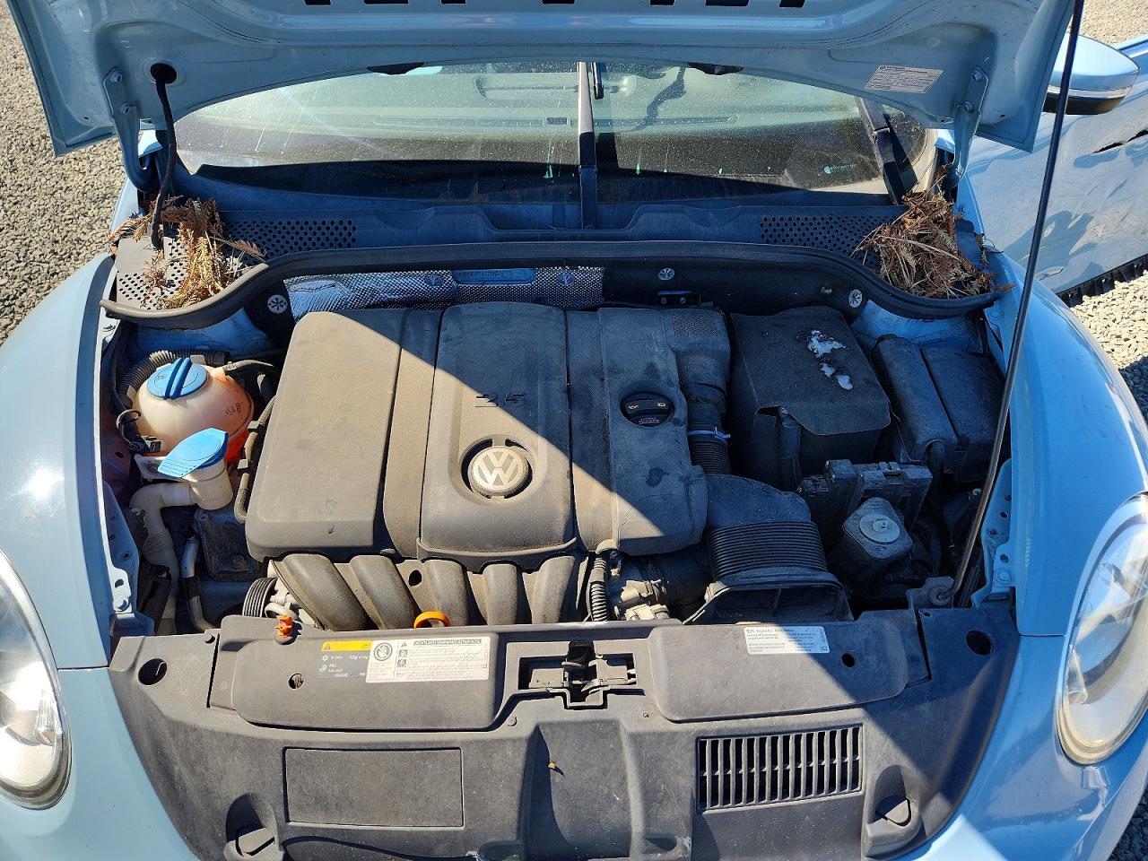 2013 Volkswagen Beetle Teal vin: 3VW5P7AT7DM817985