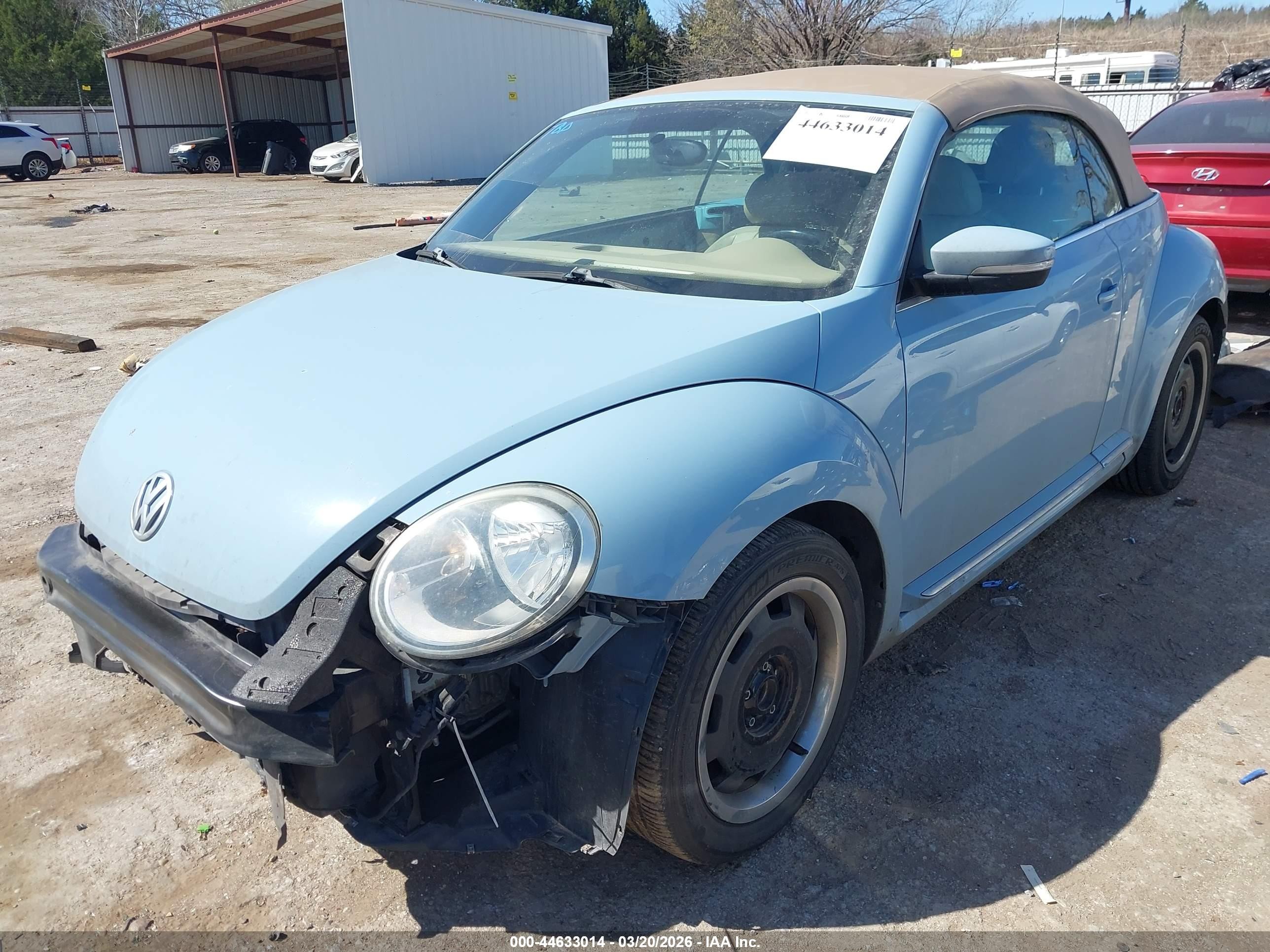 2013 Volkswagen Beetle 2.5l Синий vin: 3VW5P7AT7DM827089