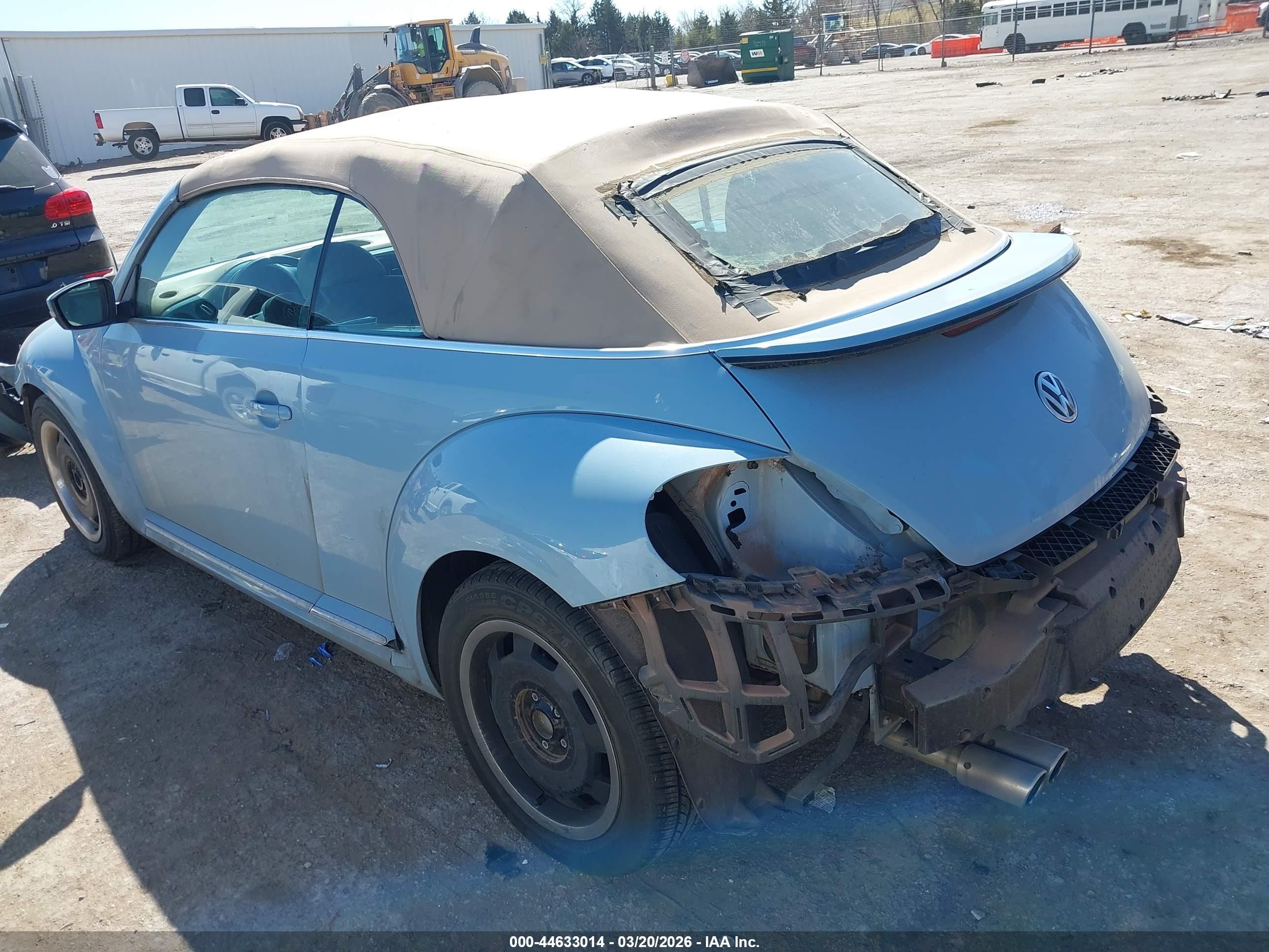 2013 Volkswagen Beetle 2.5l Синий vin: 3VW5P7AT7DM827089