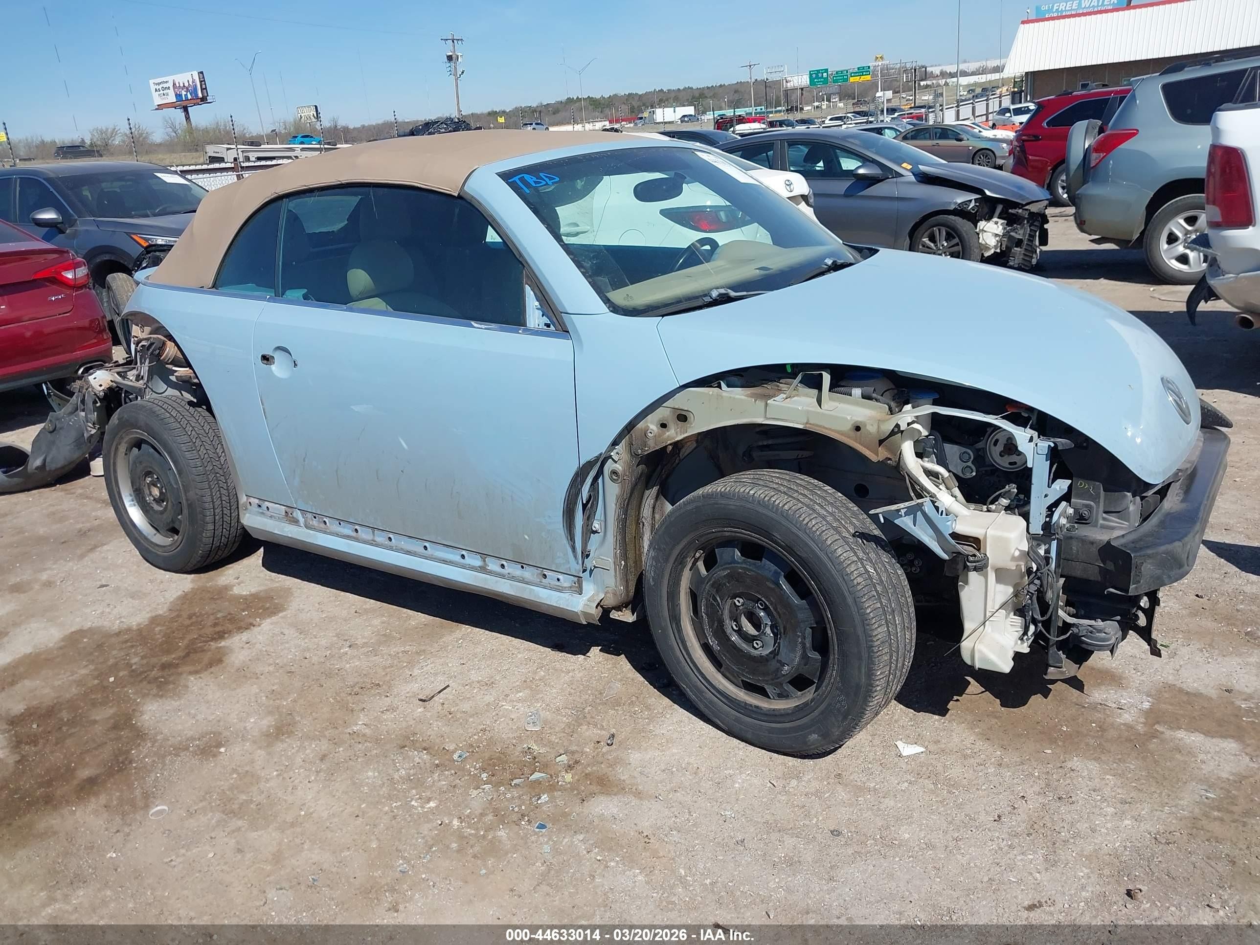2013 Volkswagen Beetle 2.5l Синий vin: 3VW5P7AT7DM827089
