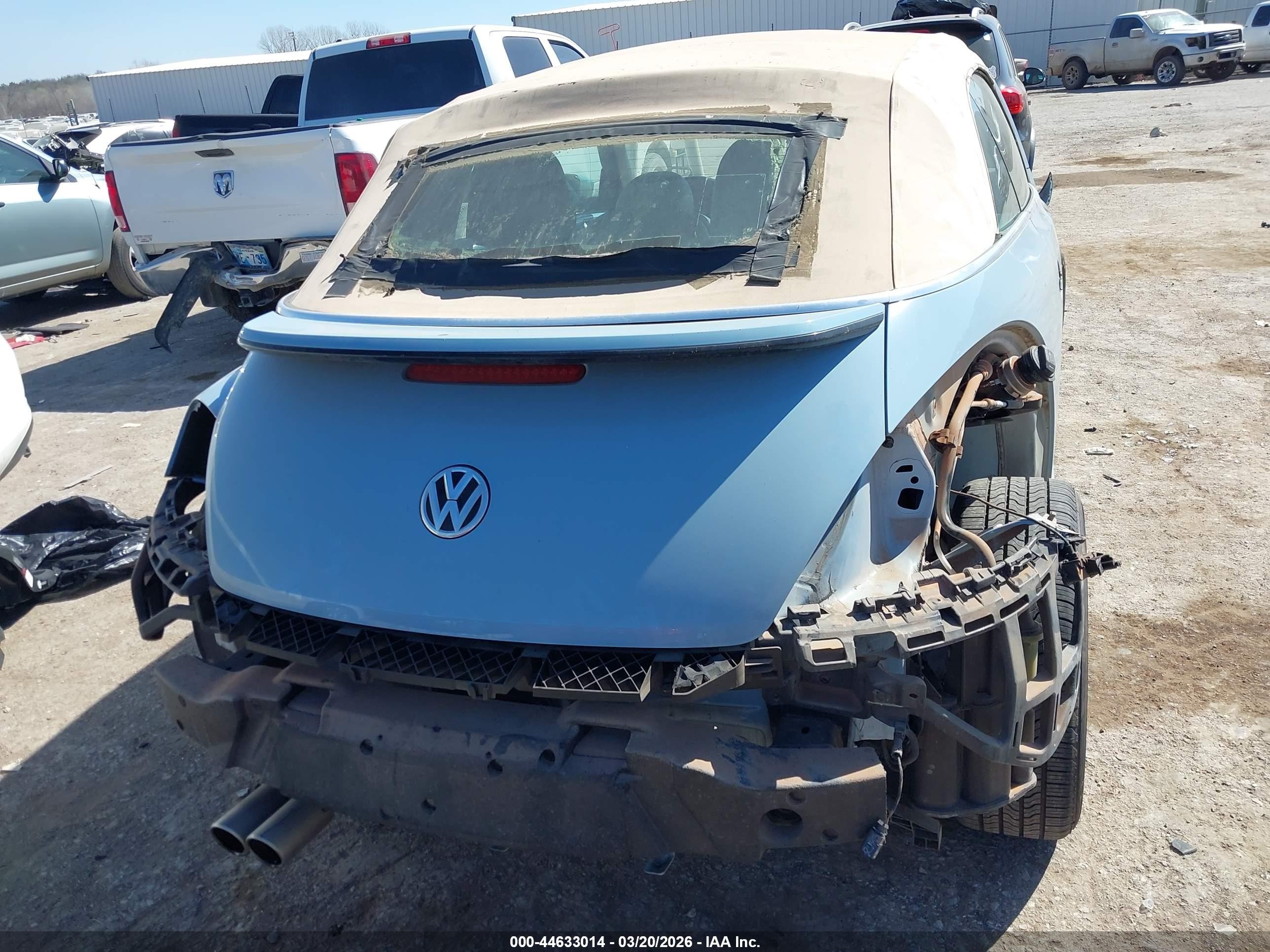 2013 Volkswagen Beetle 2.5l Синий vin: 3VW5P7AT7DM827089